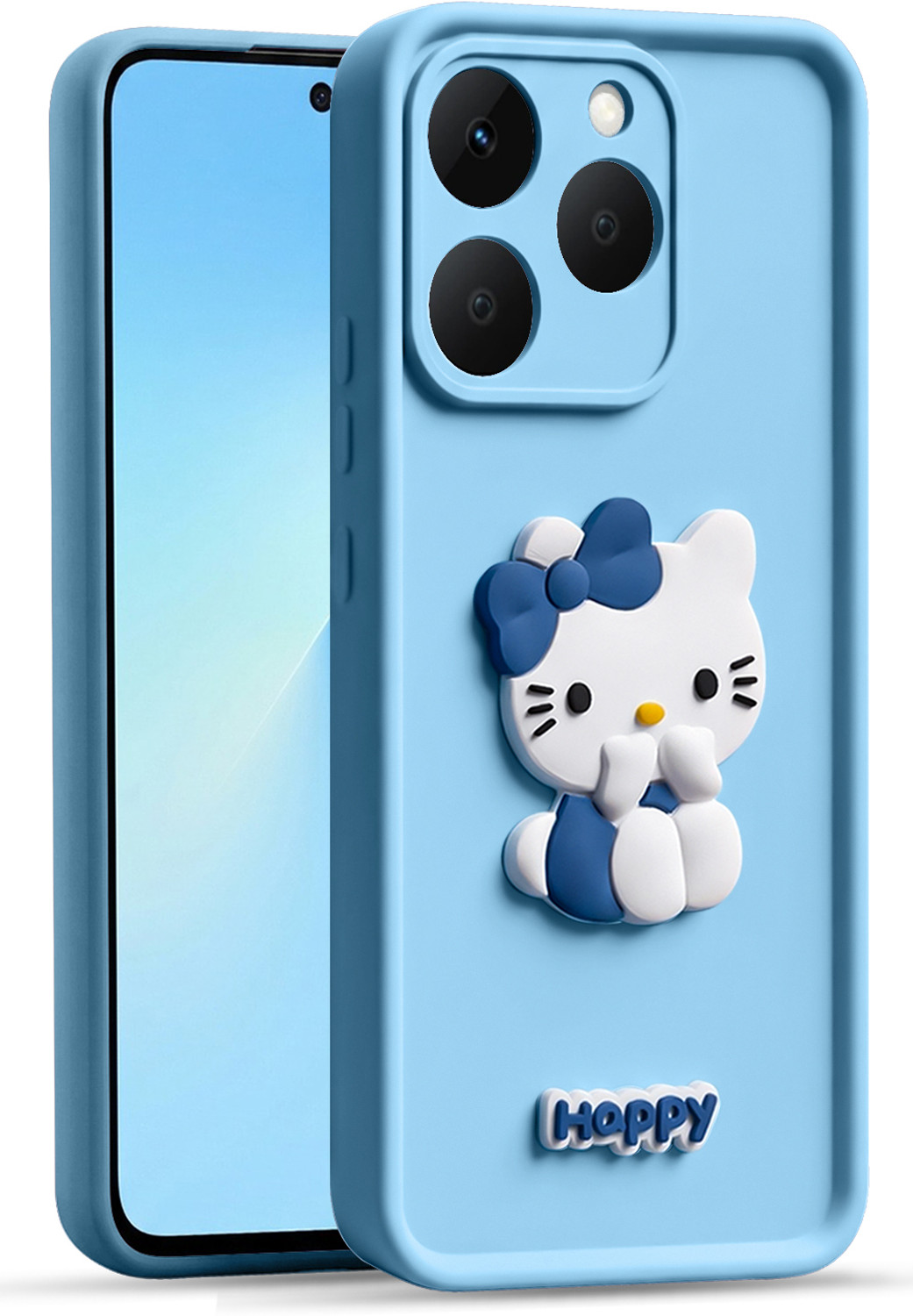 Image of Luxecase Back Cover for realme 15T 5G (Pink, Flexible, Silicon, Pack of: 1)