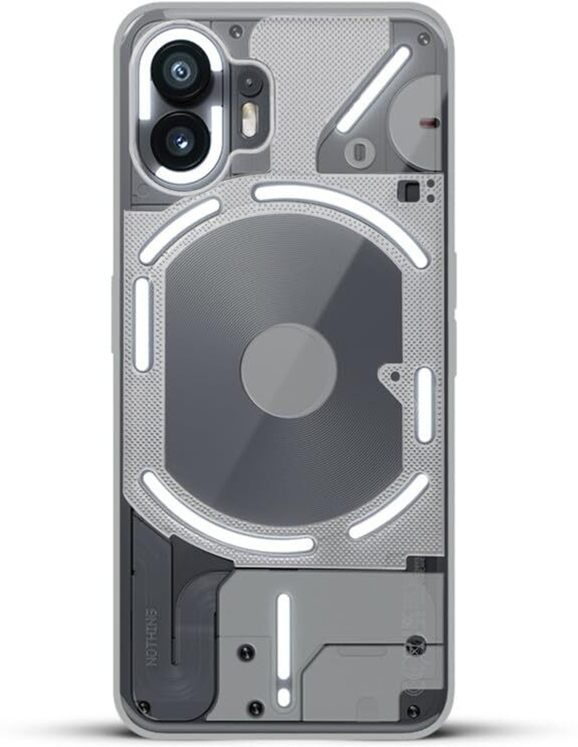 Image of Wellchoice Back Cover for Nothing Phone (2) (Transparent, Grip Case, Silicon, Pack of: 1)