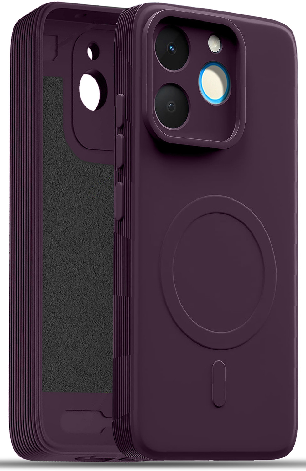 Image of Luxecase Back Cover for realme 15T 5G (Pink, Flexible, Silicon, Pack of: 1)