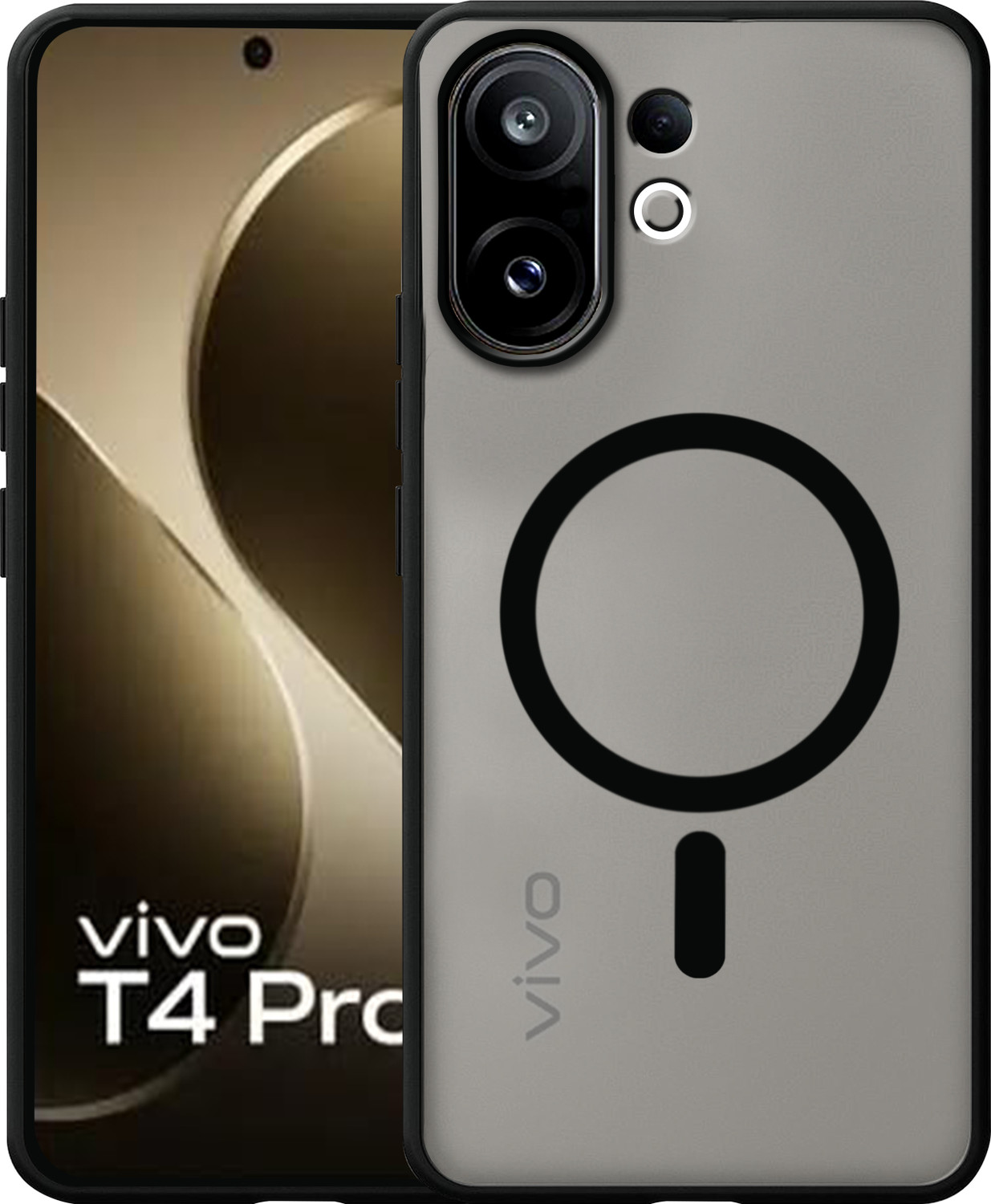 Image of Flipkart SmartBuy Back Cover for vivo T4 Pro 5G (Yellow, Flexible, Silicon, Pack of: 1)
