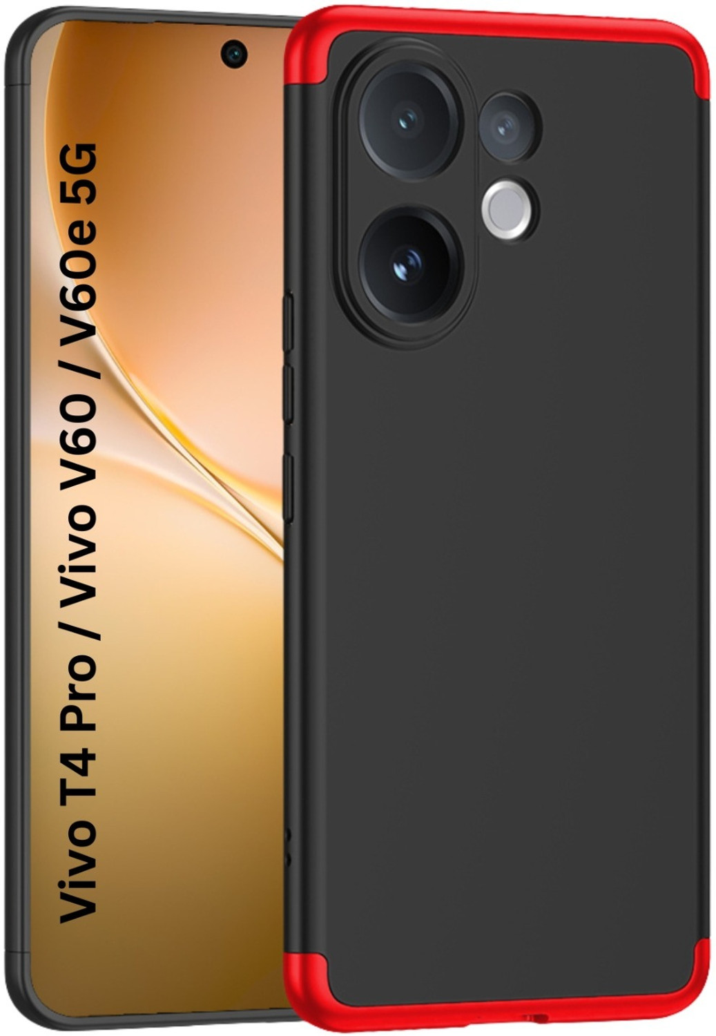 Image of Flipkart SmartBuy Back Cover for vivo T4 Pro 5G (Yellow, Flexible, Silicon, Pack of: 1)