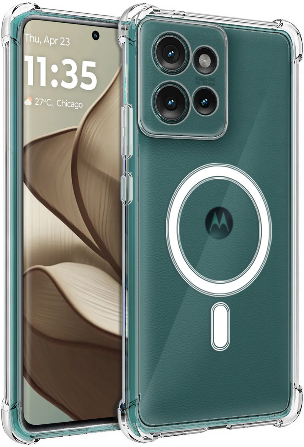 Image of SBMS Back Cover for Motorola Moto Edge 50 Neo 5G (Purple, Shock Proof, Silicon, Pack of: 1)