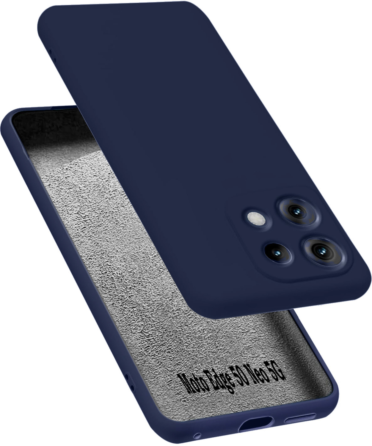 Image of SBMS Back Cover for Motorola Moto Edge 50 Neo 5G (Purple, Shock Proof, Silicon, Pack of: 1)