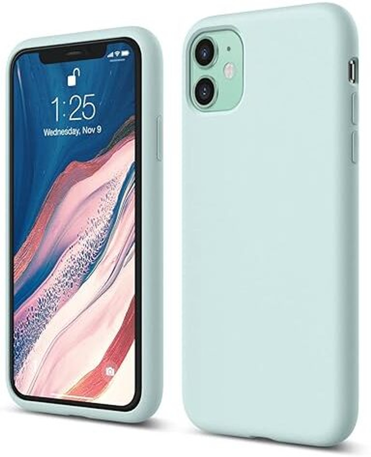Image of The Sixth Back Cover for Iphone 11 (Blue, Silicon, Pack of: 1)