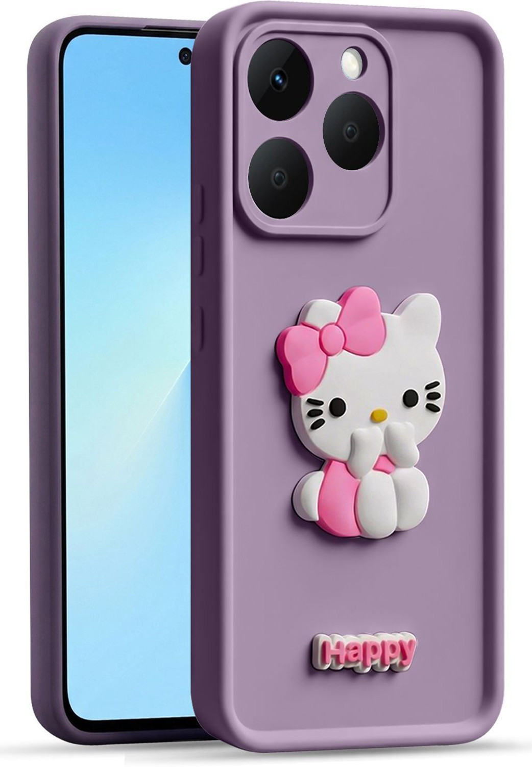 Image of Luxecase Back Cover for realme 15T 5G (Pink, Flexible, Silicon, Pack of: 1)