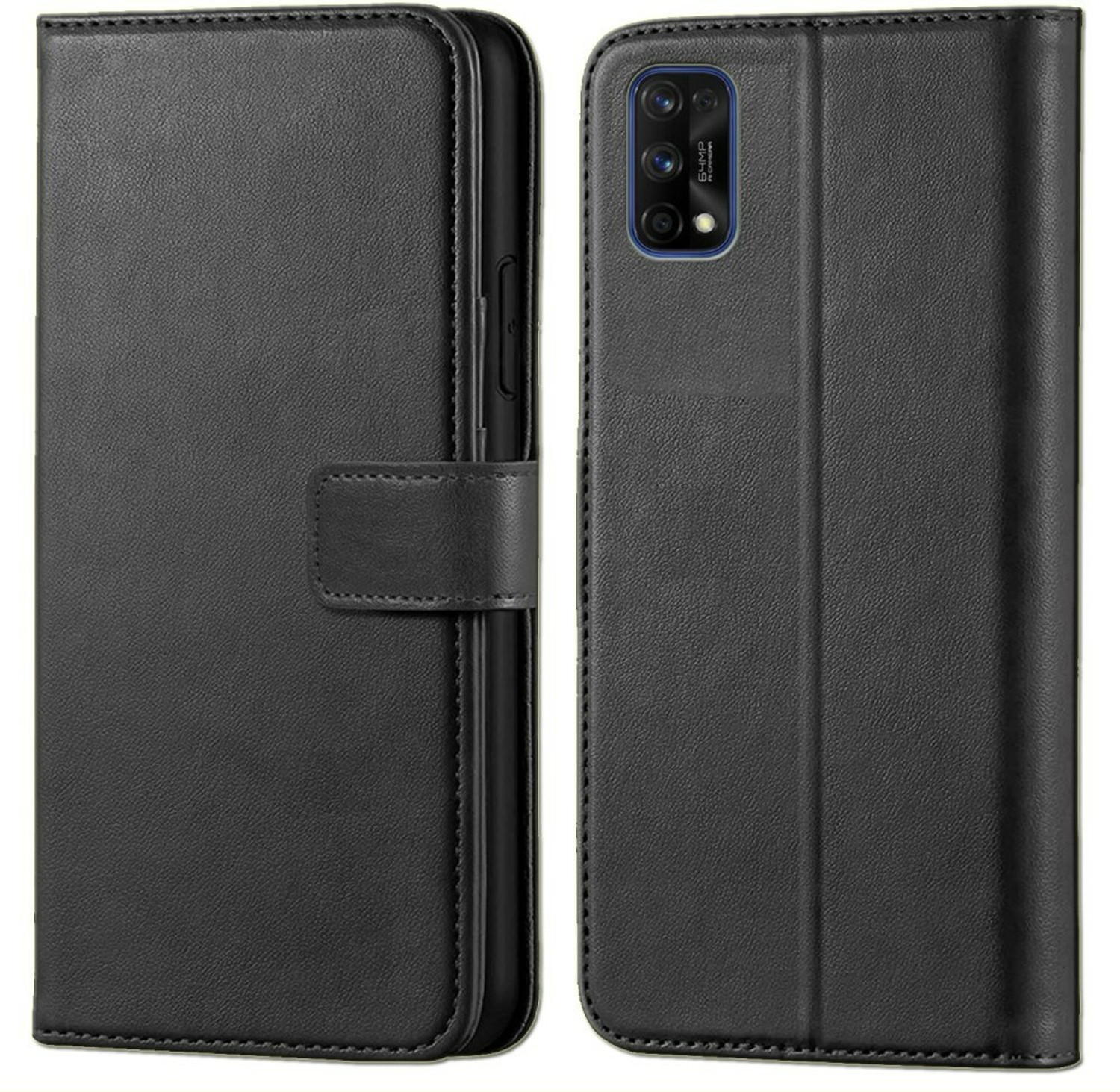 Image of BOZTI Back Cover for Realme 7 Pro (Black, Rugged Armor, Pack of: 1)
