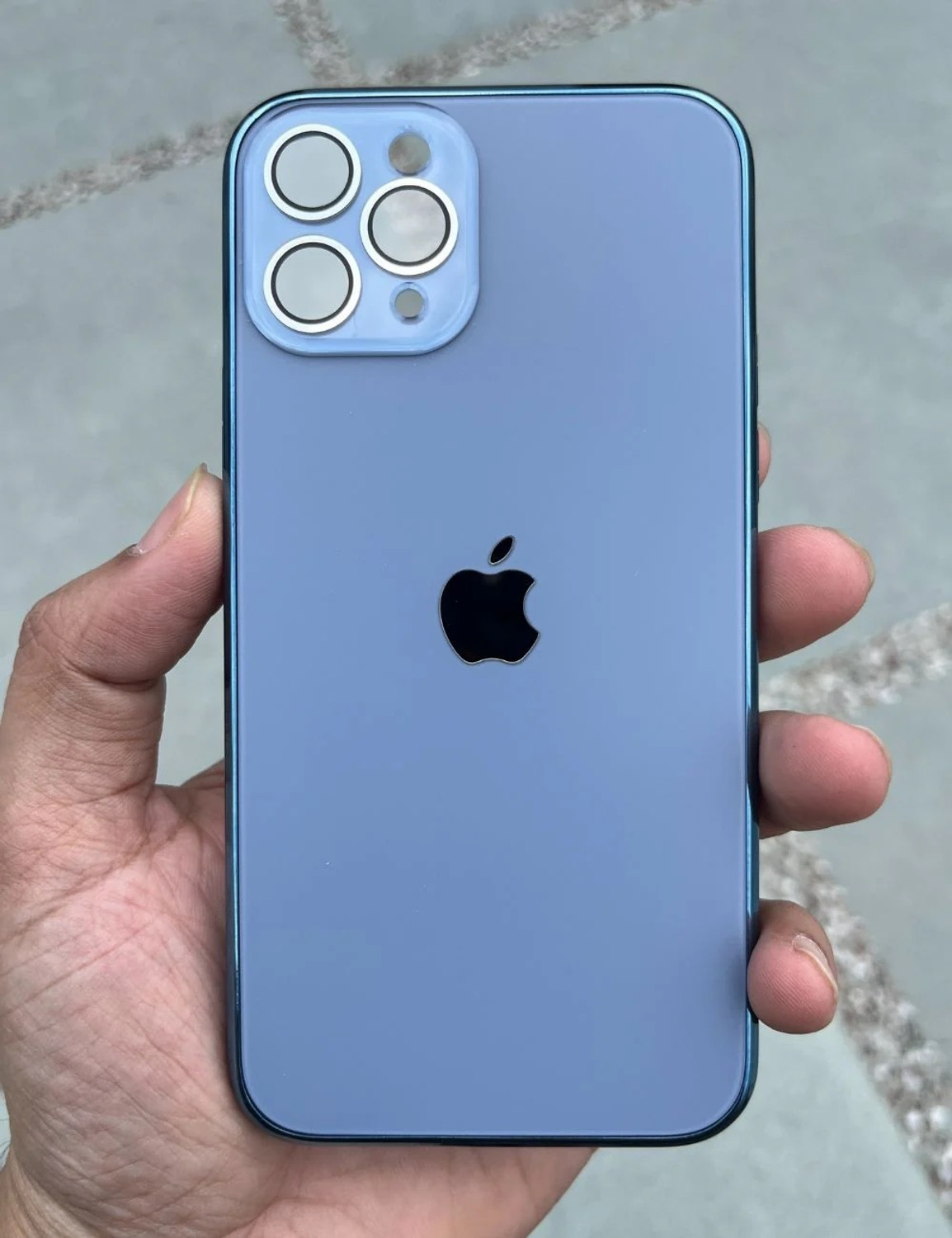 Image of The Sixth Back Cover for Iphone 11 (Blue, Silicon, Pack of: 1)