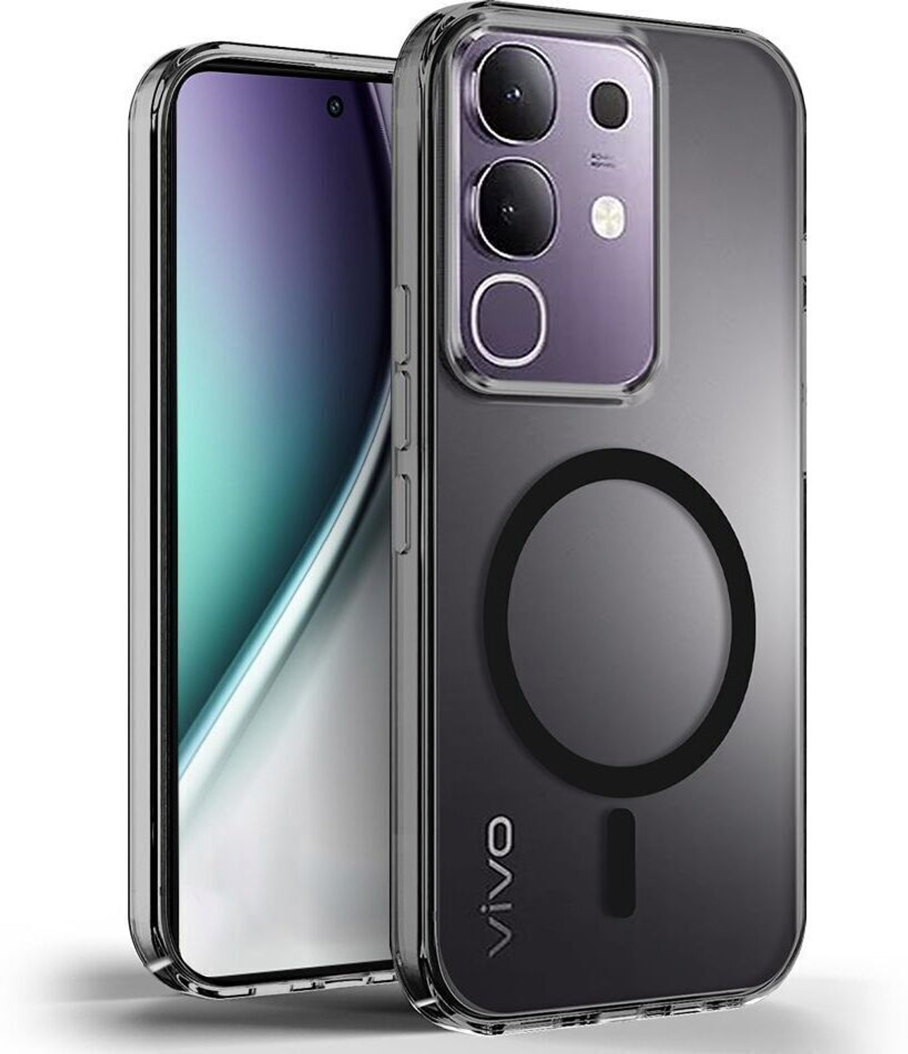 Image of Casener Back Cover for vivo T4x 5G (Beige, Transparent, Shock Proof, Thermoplastic Polyurethane, Pack of: 1)