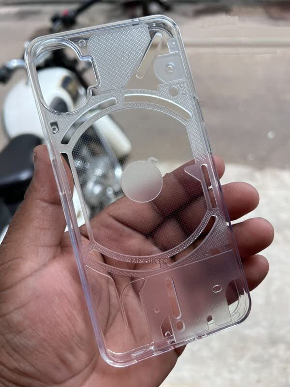 Image of Wellchoice Back Cover for Nothing Phone (2) (Transparent, Grip Case, Silicon, Pack of: 1)