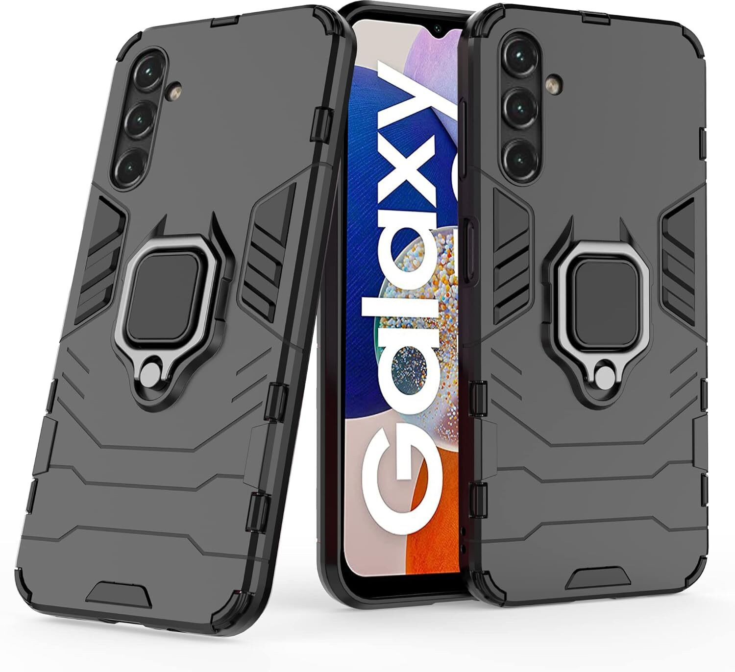 Image of Casekoo - IN CASEKOO IN LOVE Back Cover for Samsung Galaxy A14 5G (Black, Grip Case, Silicon, Pack of: 1)