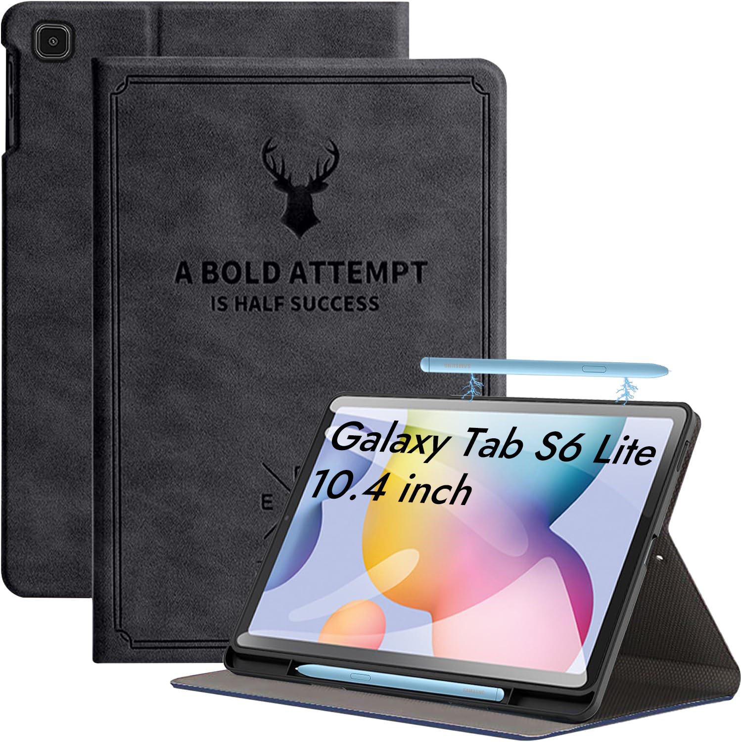 Robustrion Flip Cover for Samsung Galaxy Tab S6 Lite 10.4 inch