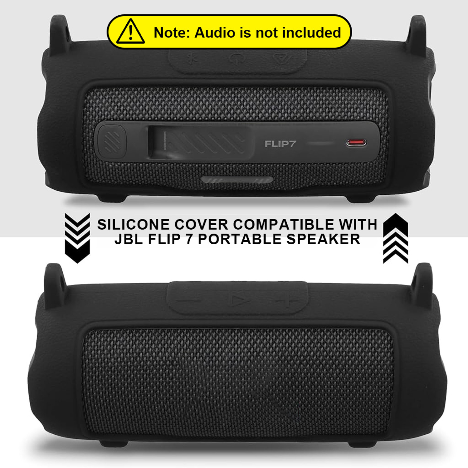 Image of sannidhi Speaker Case Cover for NA (Black, Silicon, Pack of: 1)