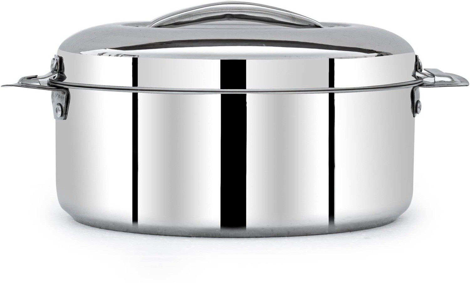 Image of Dhara Stainless Steel Handi Casserole 4000ML Serve Casserole (3000 ml)