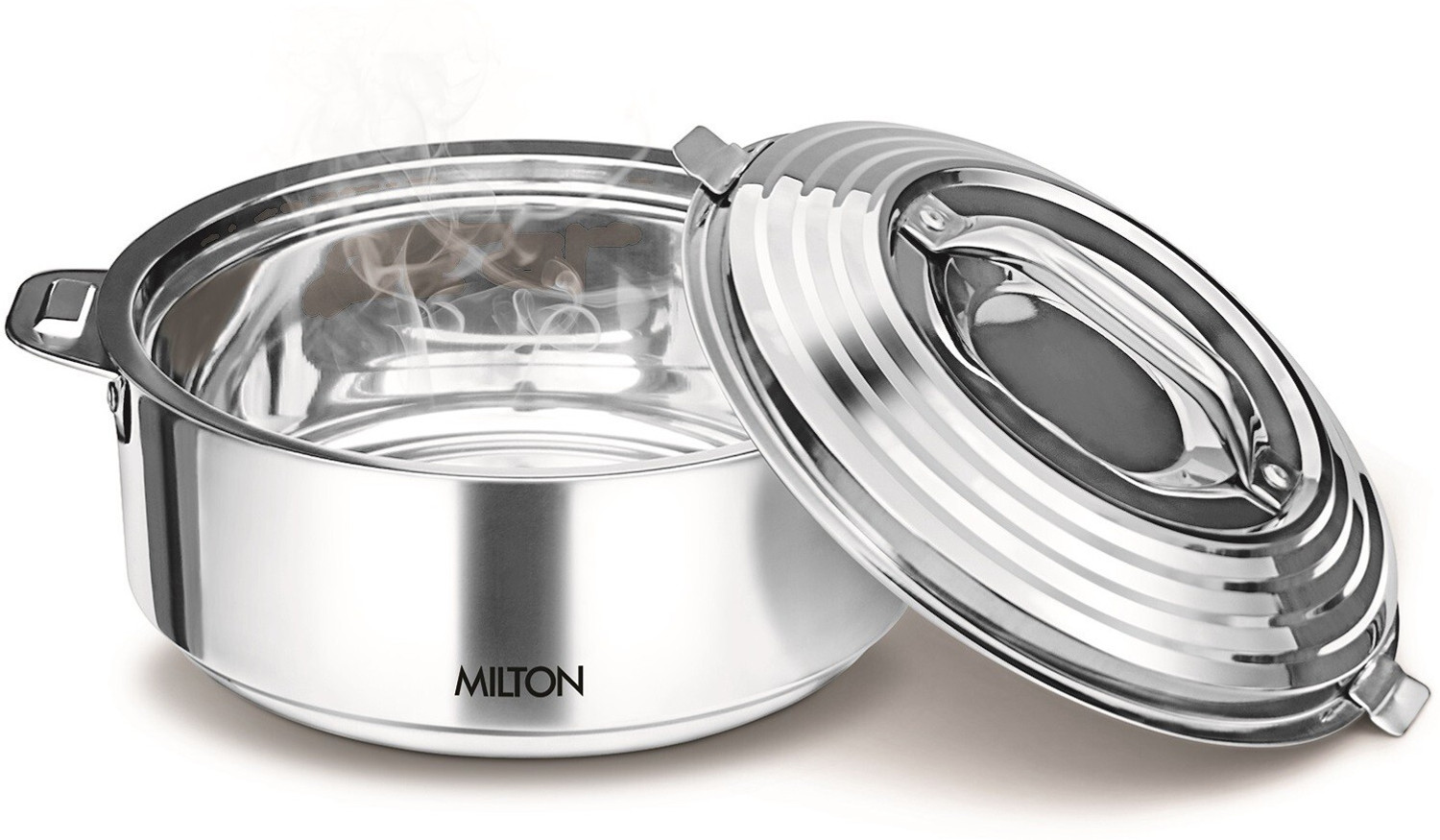 Image of Dhara Stainless Steel Handi Casserole 4000ML Serve Casserole (3000 ml)