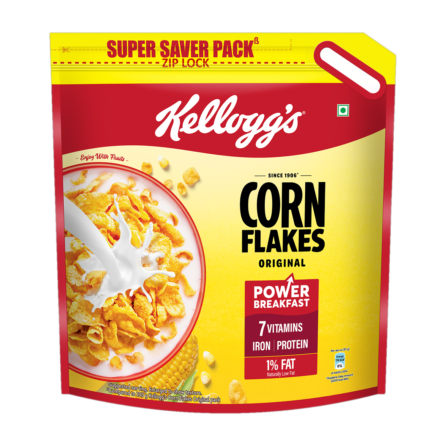 Kellogg's Original Corn Flakes Pouch  (1.2 kg)