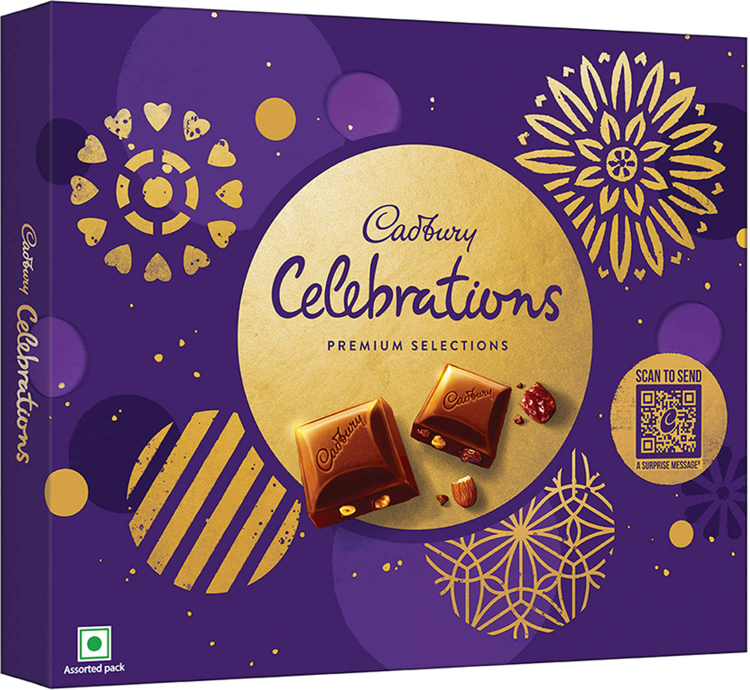 Image of Cadbury Celebrations Premium Selections Assorted Chocolate Gift Pack Bars Bars