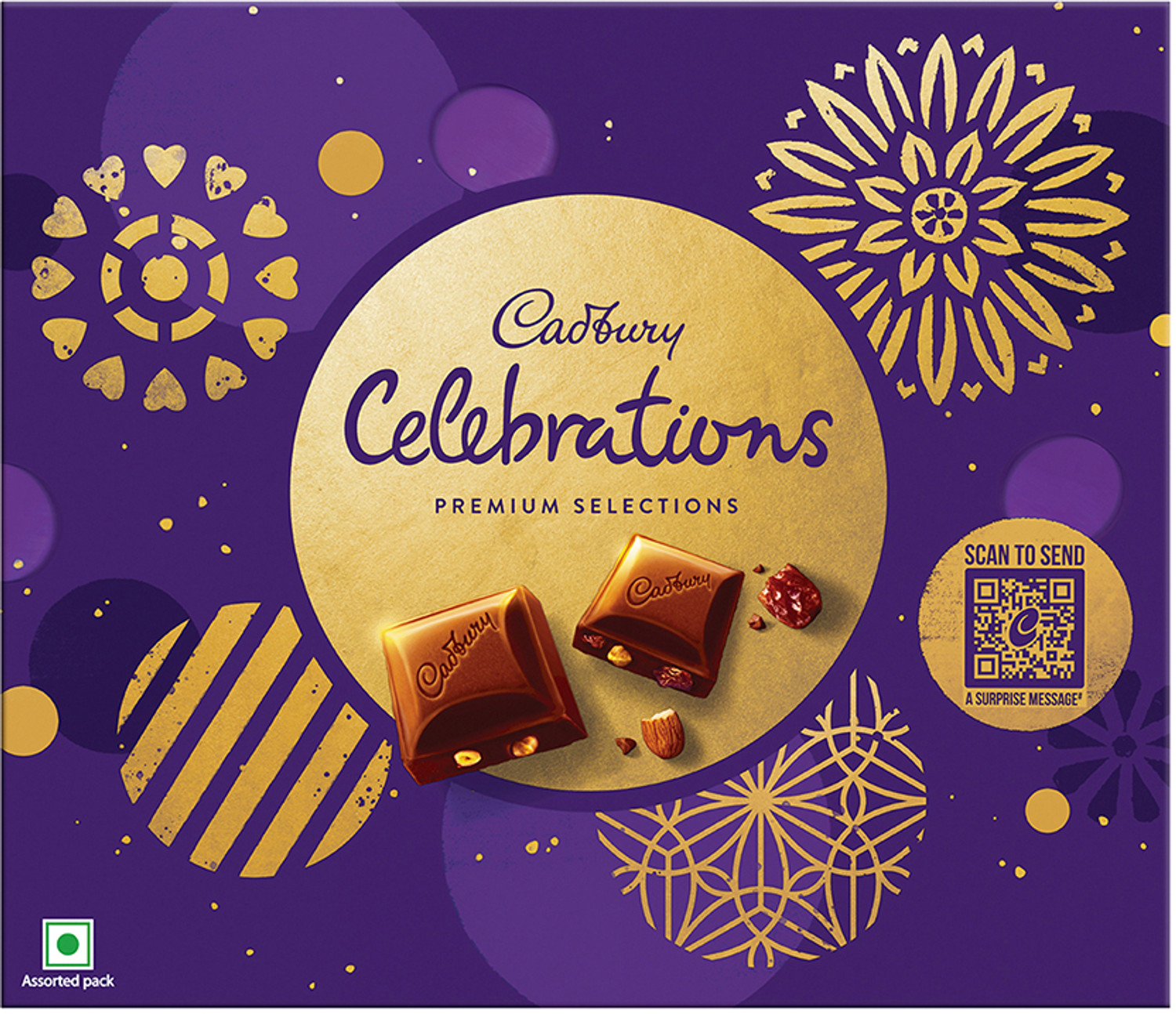 Image of Cadbury Celebrations Premium Selections Assorted Chocolate Gift Pack Bars Bars