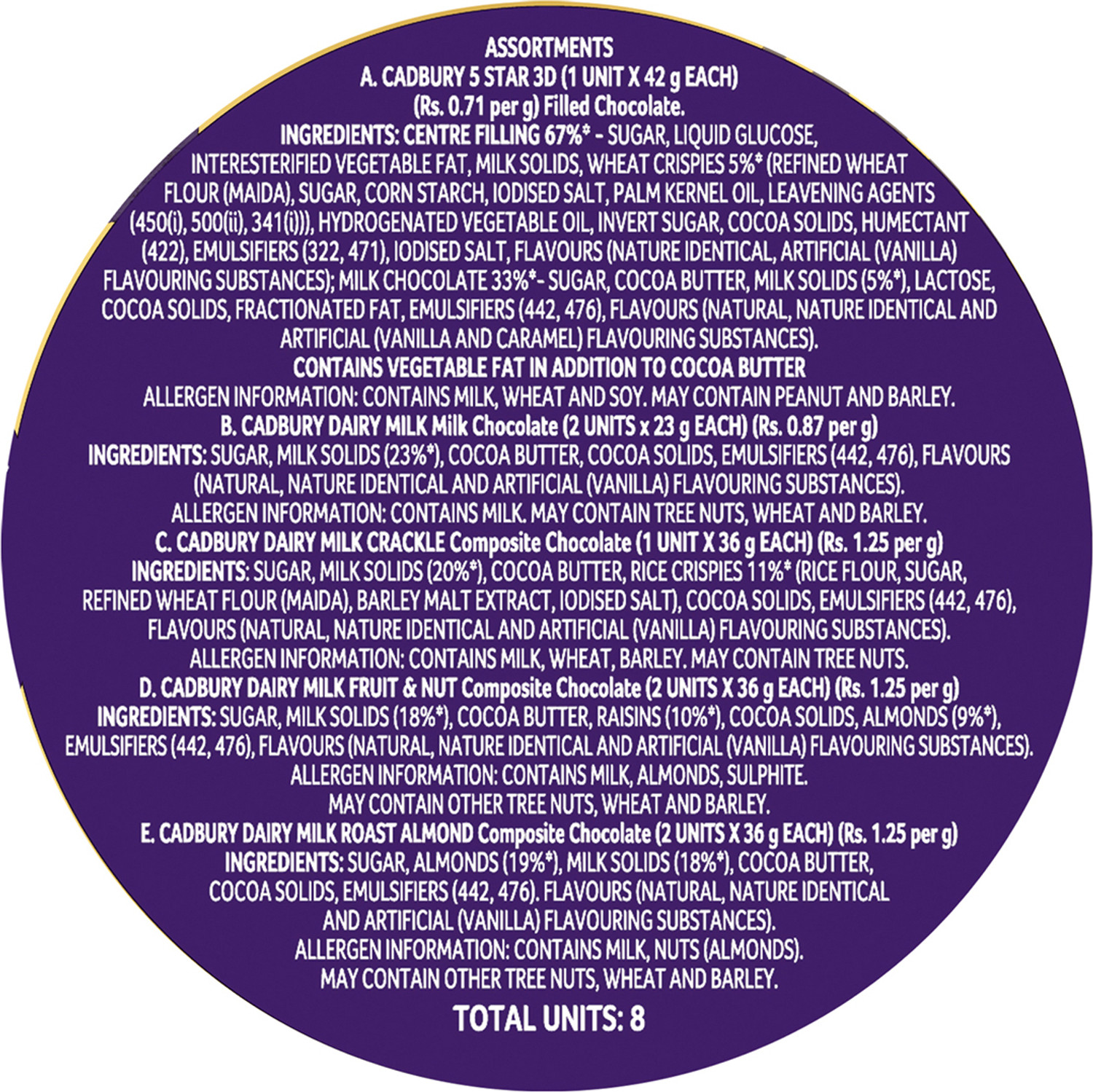 Image of Cadbury Celebrations Premium Selections Assorted Chocolate Gift Pack Bars Bars