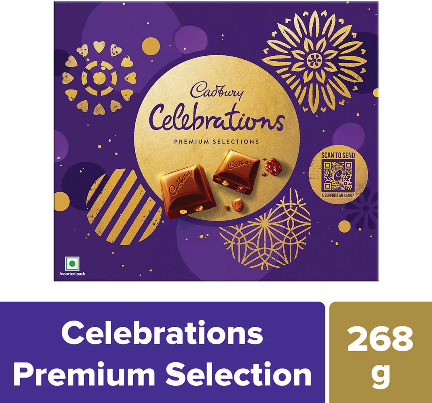 Image of Cadbury Celebrations Premium Selections Assorted Chocolate Gift Pack Bars Bars