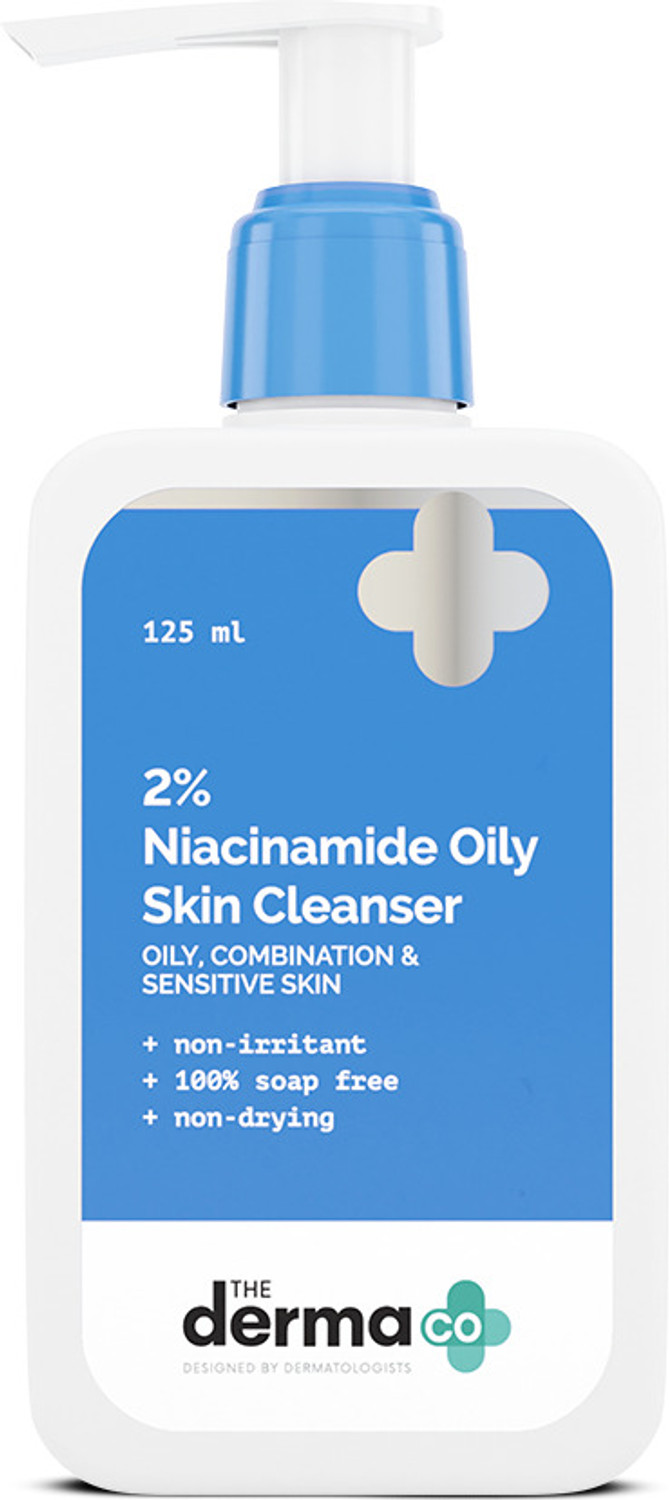 The Derma Co 2% Niacinamide Cleanser for Oily Sensitive Skin