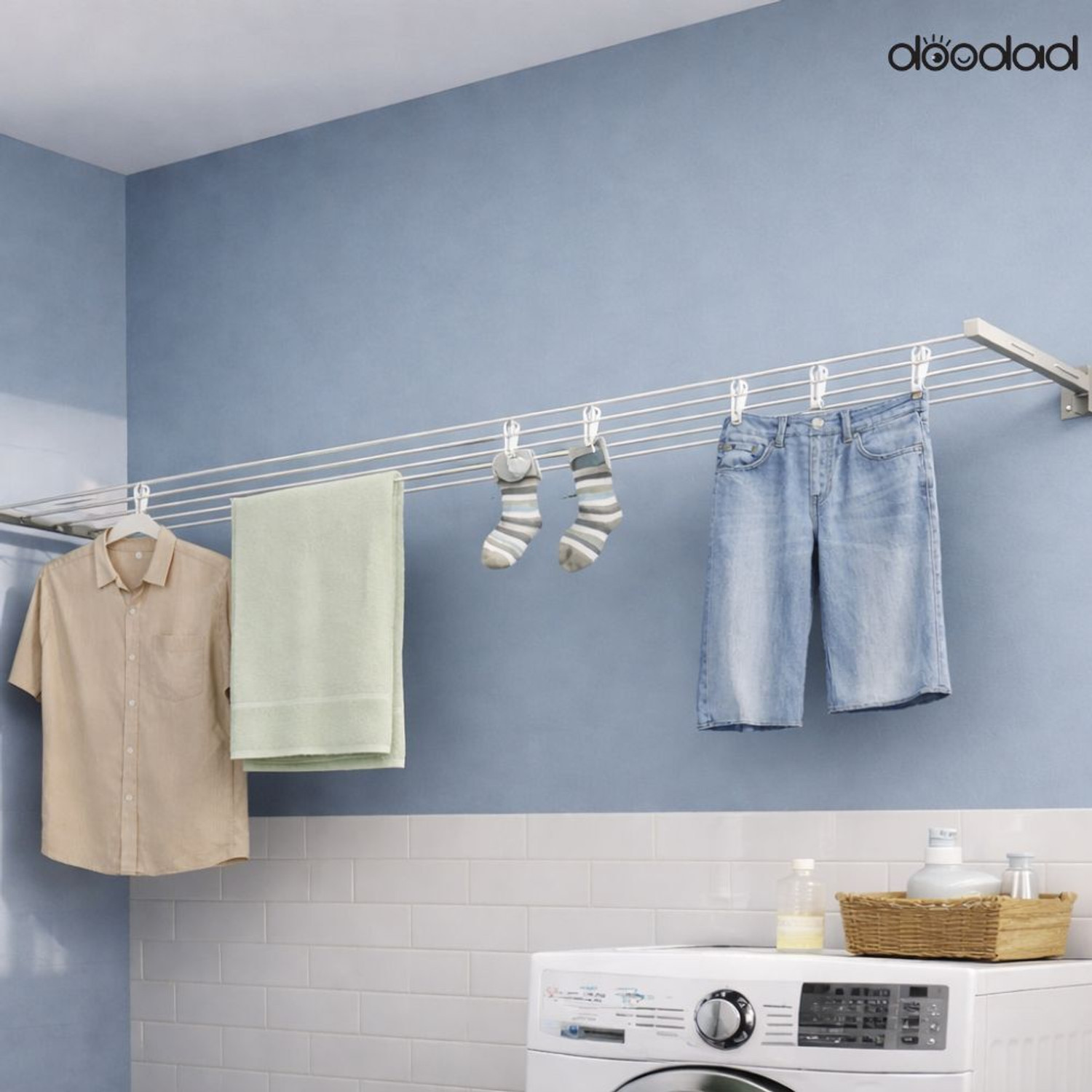 Image of doodad Steel Wall Cloth Dryer Stand CDS-MSWM4T (4 Tier)