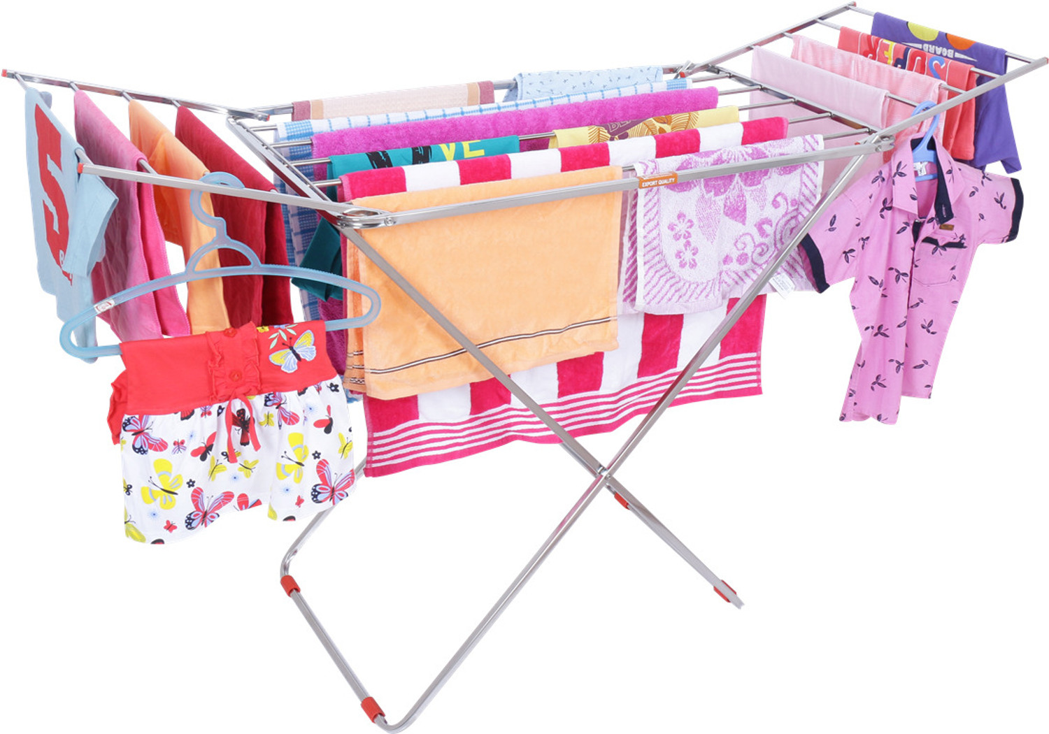 LIMETRO STEEL Steel Floor Cloth Dryer Stand SS-CKLOTH-STAND-PIPE