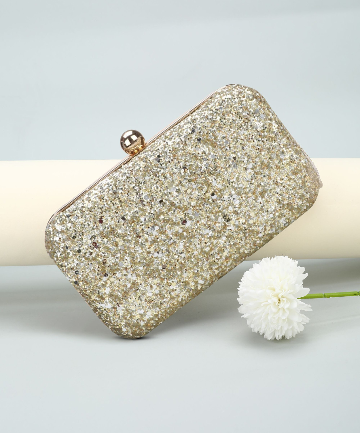 Image of Toobacraft Party Gold, Silver Clutch - Regular Size
