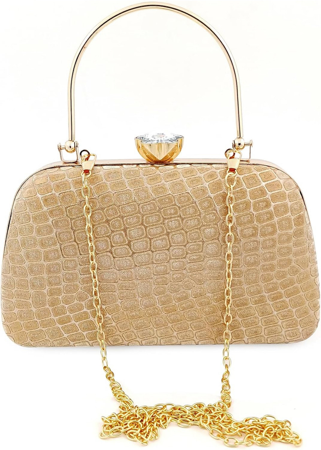 Pleasurez Party, Casual, Formal Gold Clutch