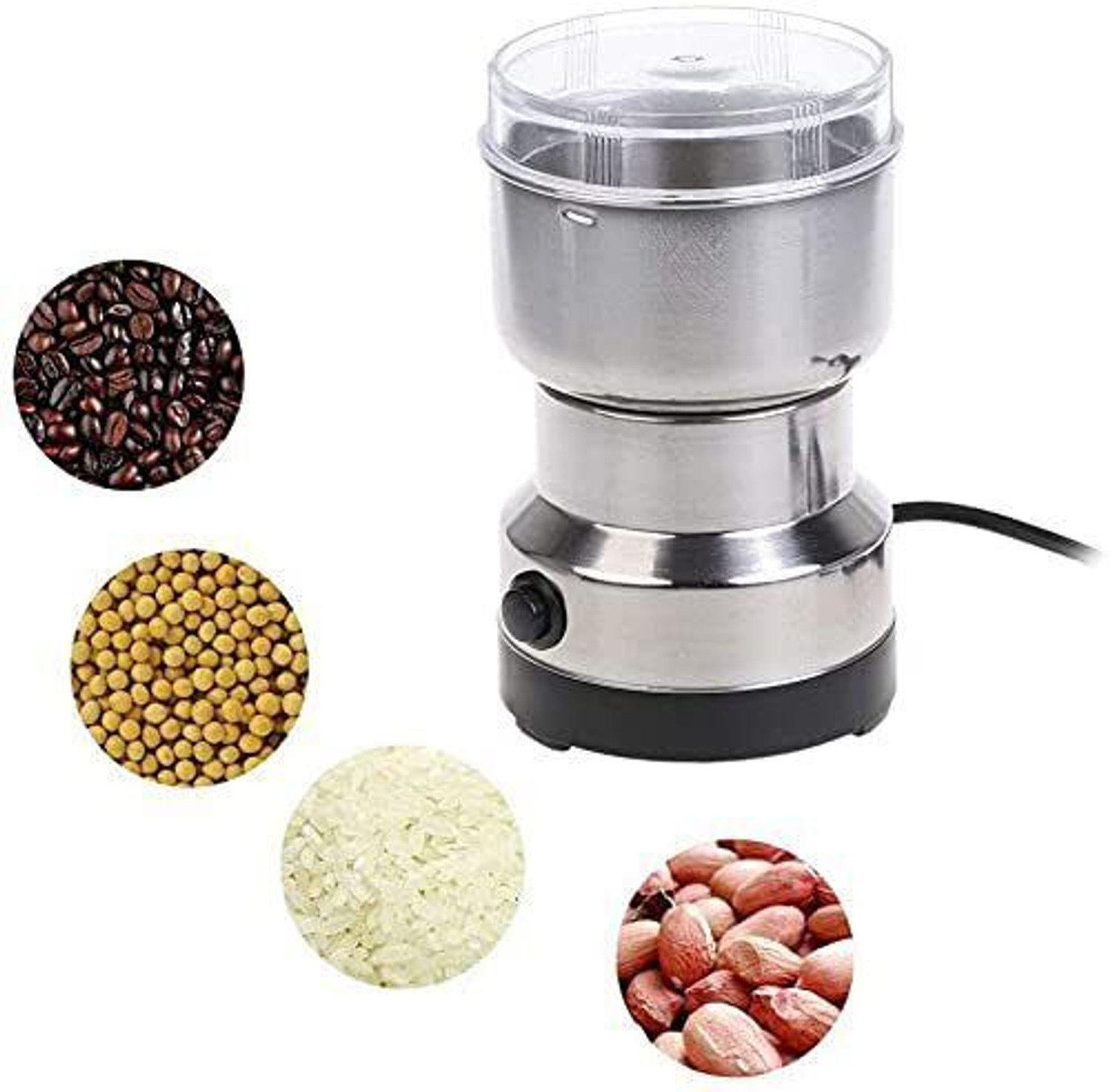 Image of Manasa FOLDING JAR-Wet Mixer Juicer&Coconut Chutney Ginger Garlic Paste100%Copper Motor 350 W Juicer Mixer Grinder (japan350W,36000RPM ABS Hybrid Unbreakable Plastic Body&Stainless Steel-With Easy | 1 Jar | Black 48)