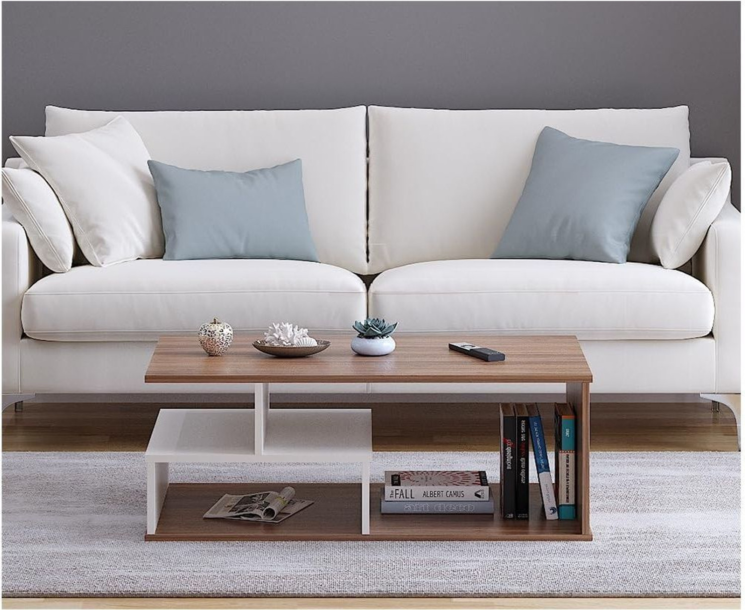 Image of matterhorn Engineered Wood Coffee Table (Finish Color - BROWN, DIY(Do-It-Yourself))