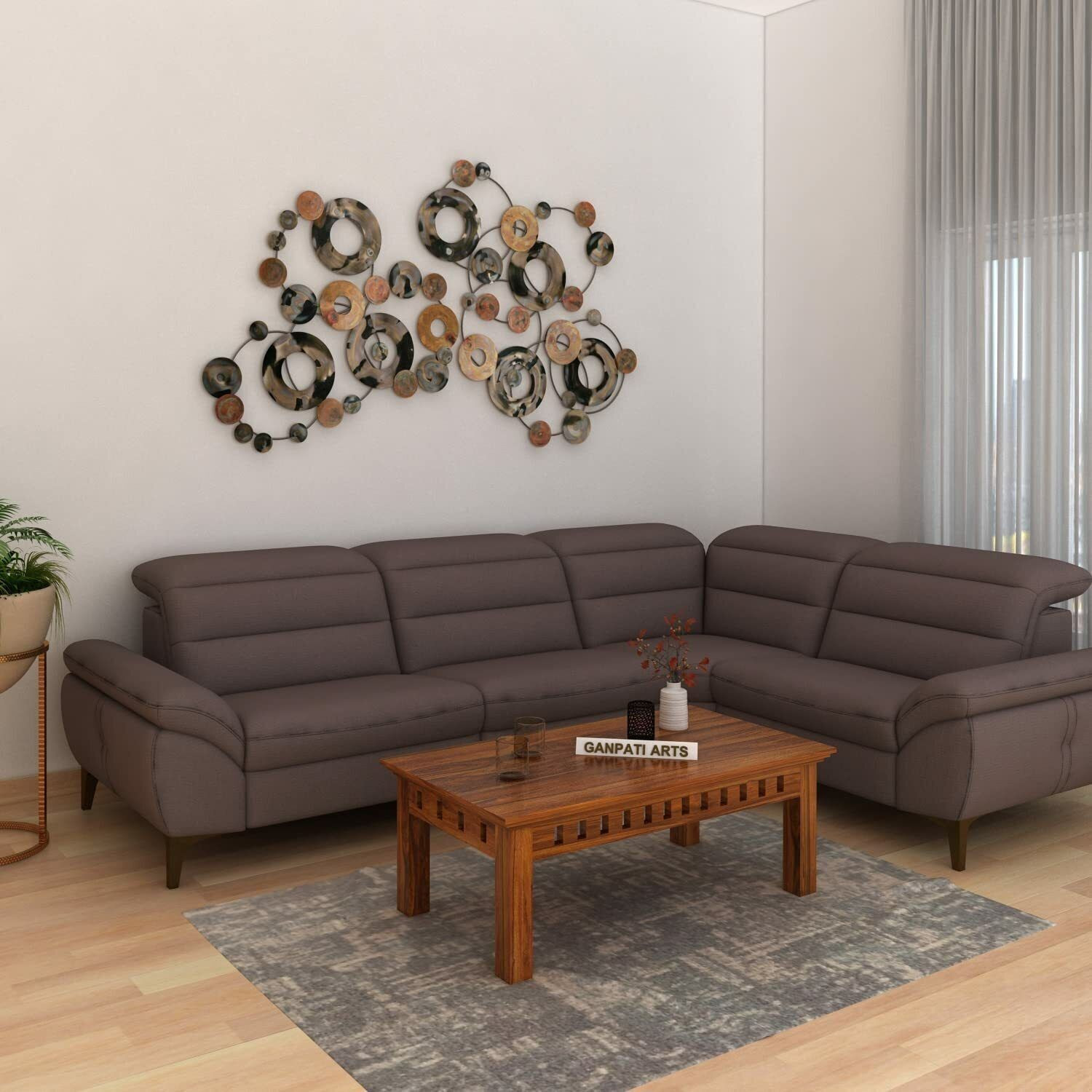 Image of Flipkart Perfect Homes Nora Fabric 4 Seater Sofa (Finish Color - Teal, DIY(Do-It-Yourself))