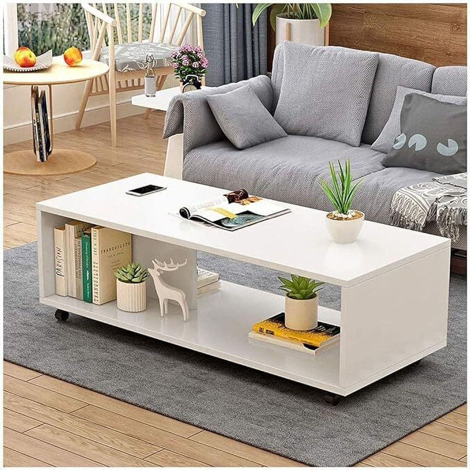 Image of matterhorn Engineered Wood Coffee Table (Finish Color - BROWN, DIY(Do-It-Yourself))