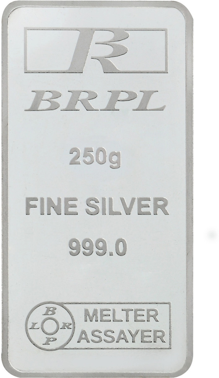 Bangalore Refinery S 999 Silver Bar 250g – ₹63,692