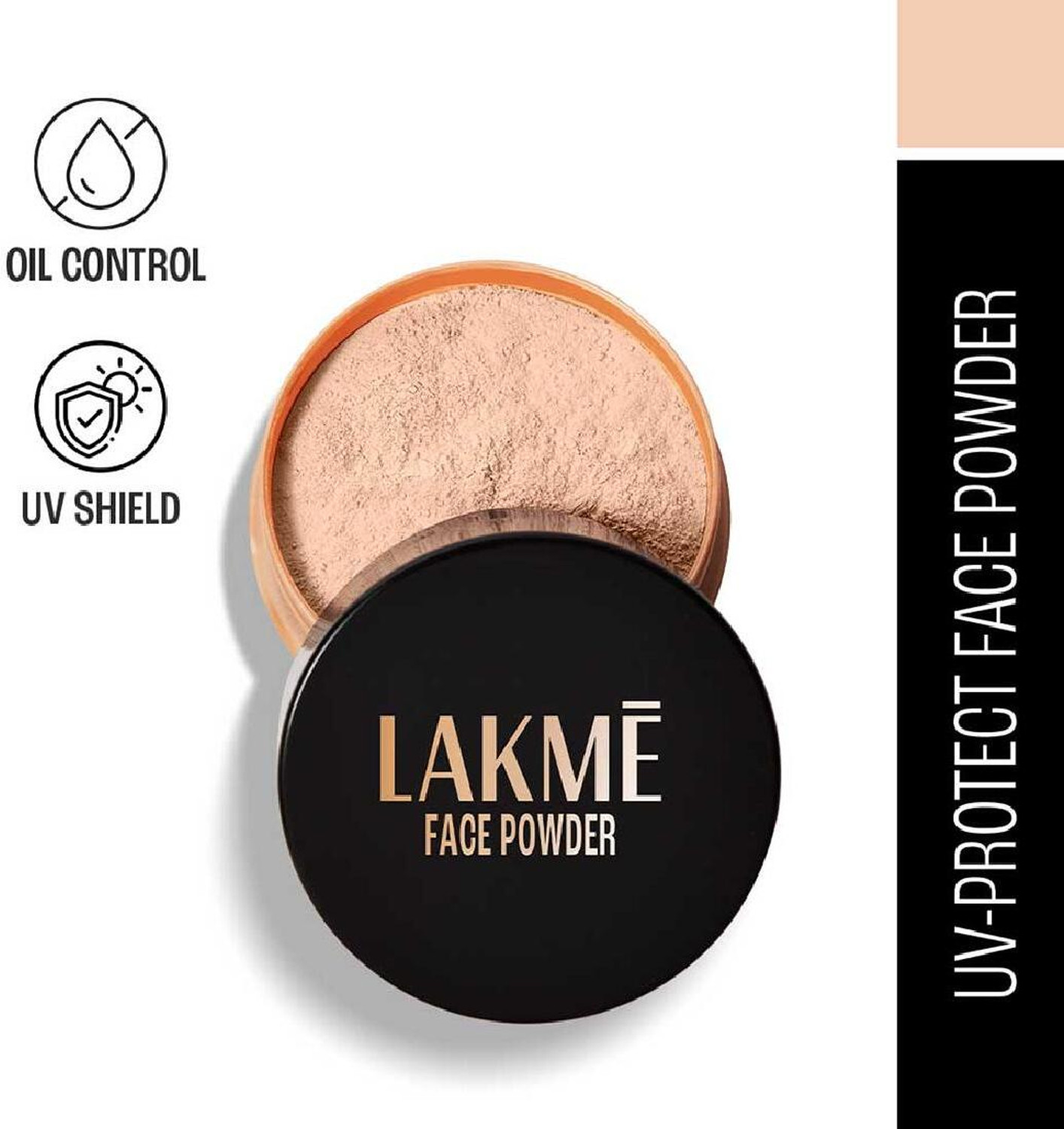 Lakmé Rose Face Powder Compact  (01 soft pink, 40 g)