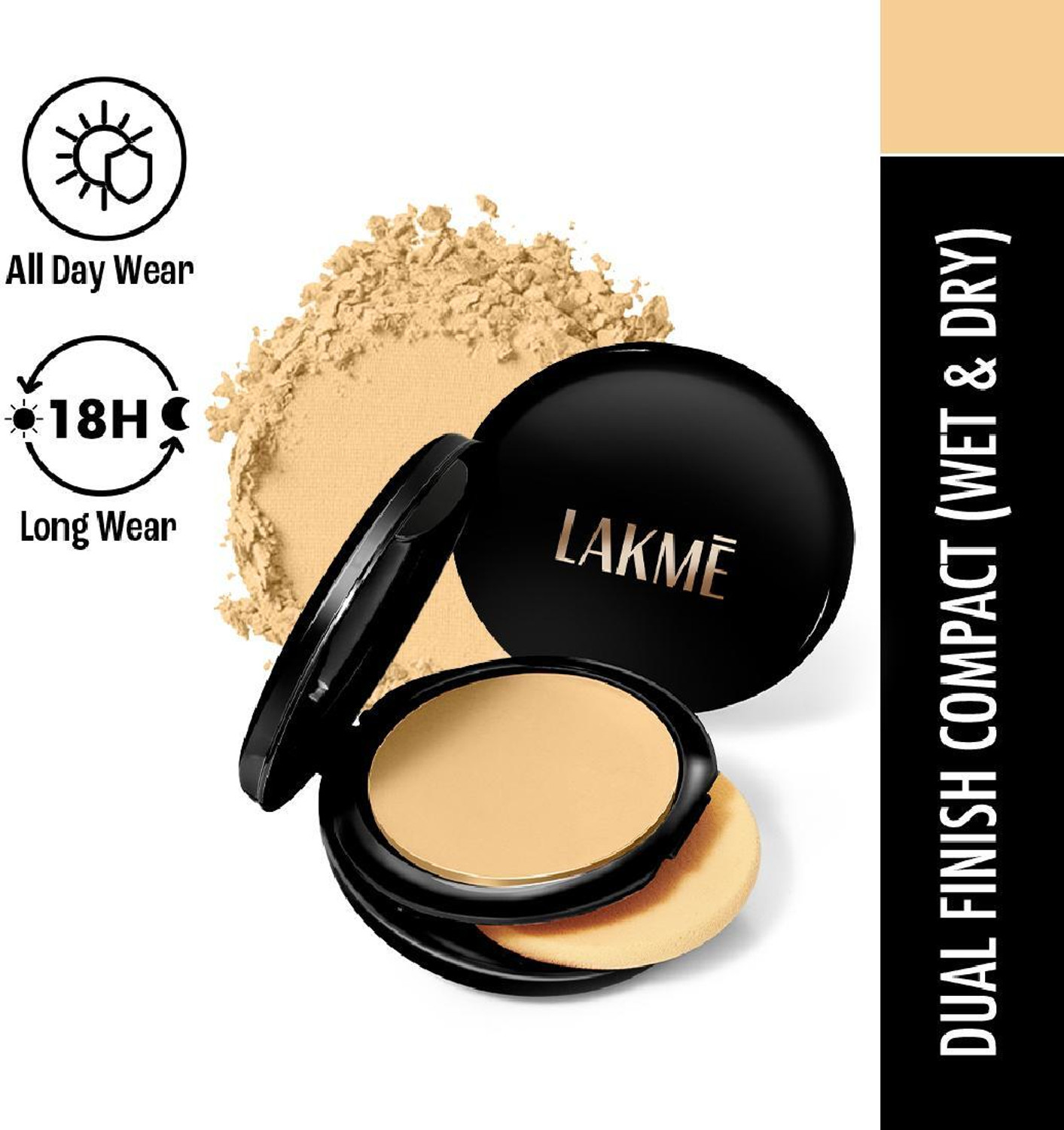 Lakmé Absolute White Intense Wet &amp; Dry Compact  (Golden Light 0