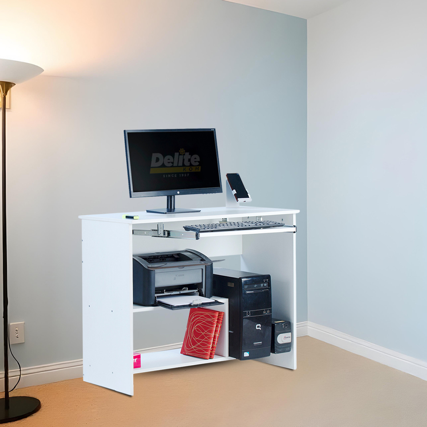 Delite Kom Melanza Engineered Wood Computer Desk