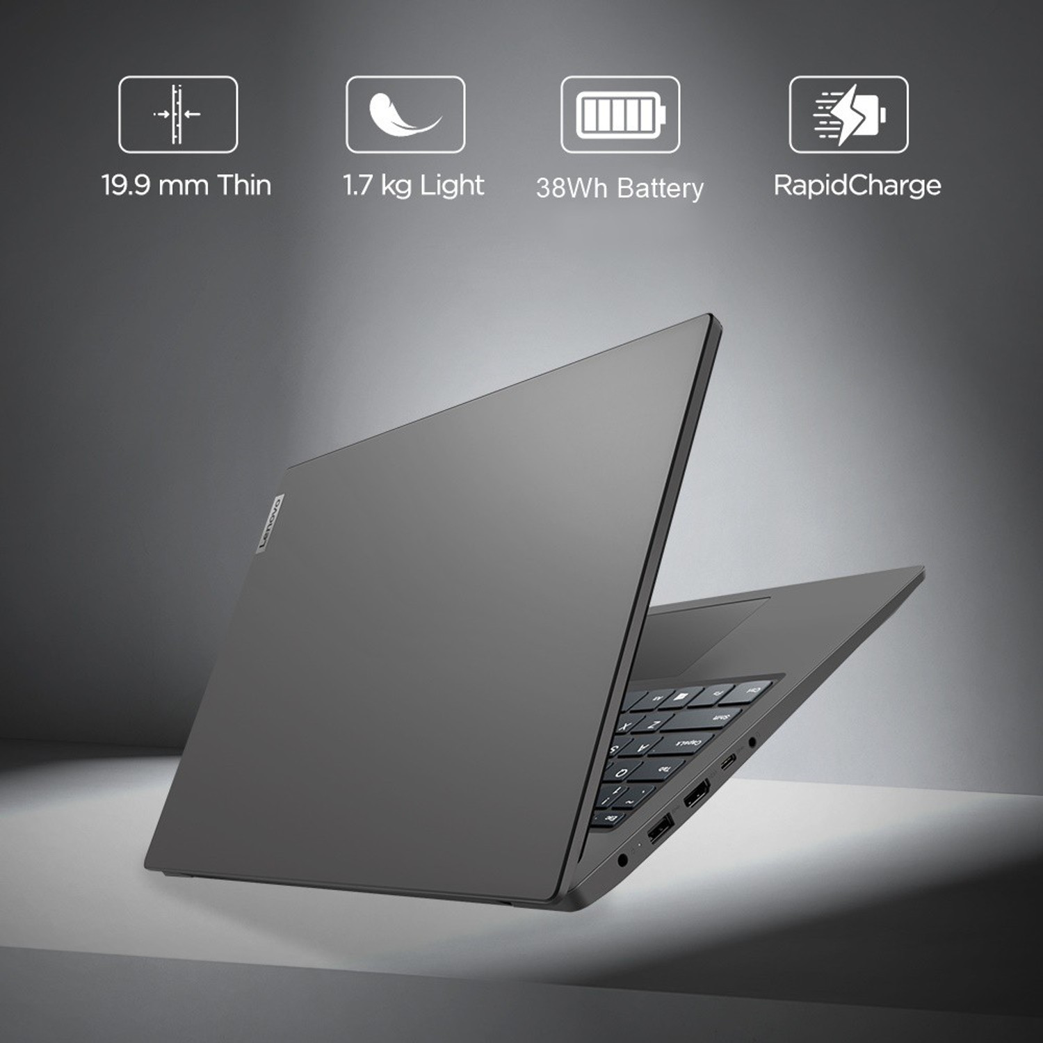 Image of Lenovo V15 Intel Core i3 12th Gen 1215U - (8 GB /512 GB SSD /Windows 11 Home) V15 G3 IAP Thin and Light Laptop