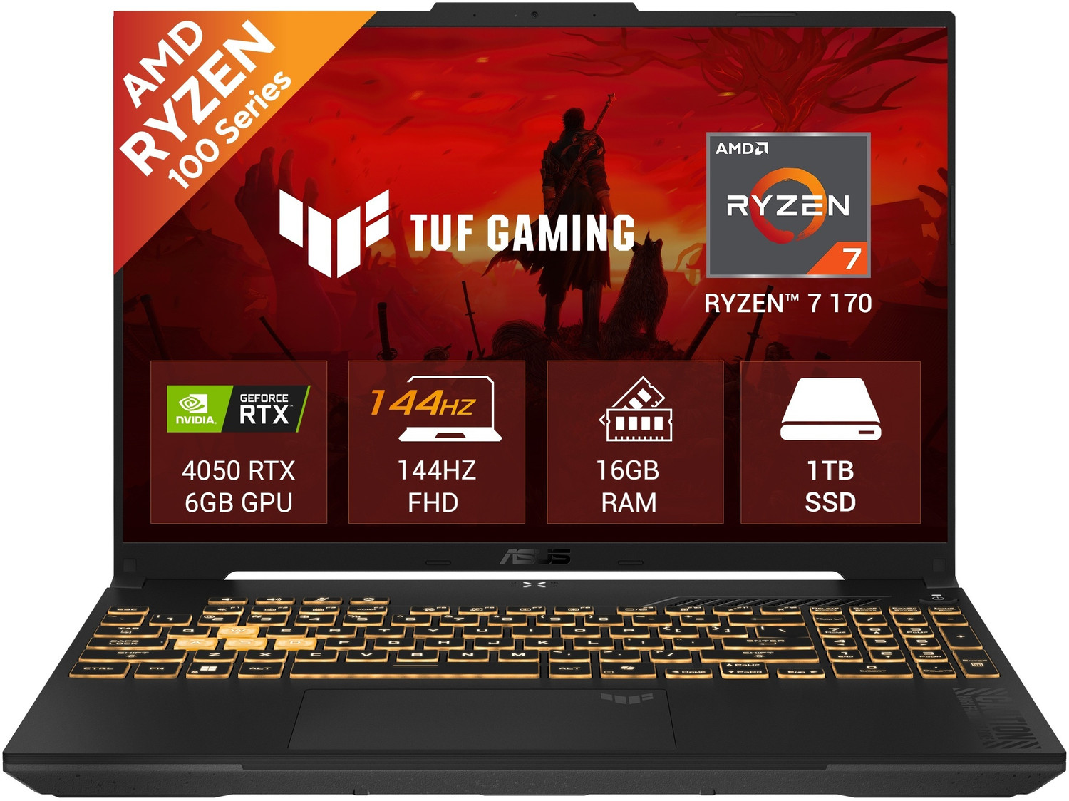 ASUS TUF A16 Ryzen 7 RTX 4050 Laptop – 16GB/1TB – ₹114,900