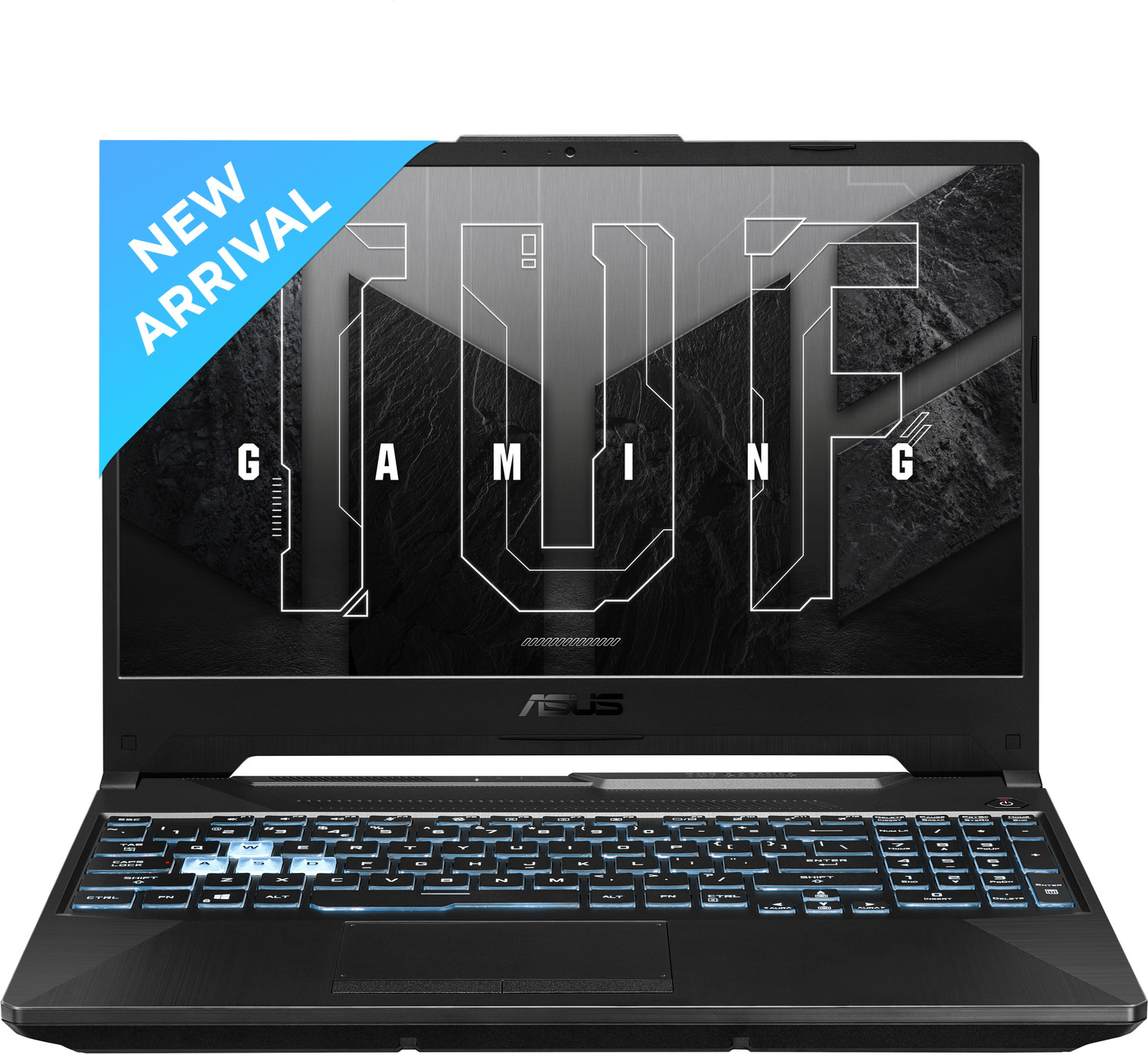 Image of ASUS TUF Gaming F15 - AI Powered Gaming Intel Core i5 11th Gen 11400H - (8 GB /512 GB SSD /Windows 11 Home /4 GB Graphics /NVIDIA GeForce RTX 2050 /144 Hz /70 TGP) FX506HF-HN024W Gaming Laptop
