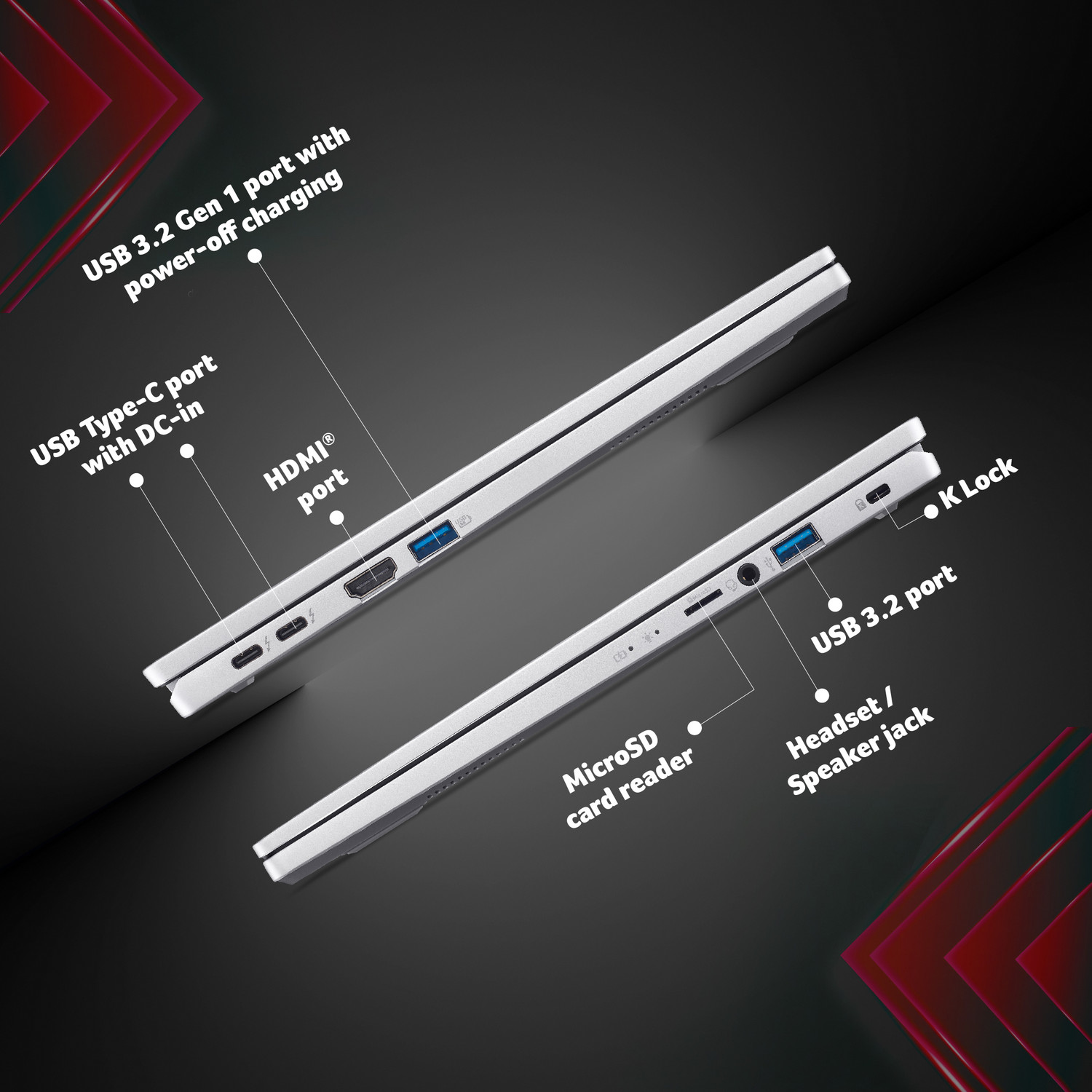 Image of Acer Aspire 14 with Backlit Keyboard Intel Core i5 13th Gen 13500H - (16 GB /512 GB SSD /Windows 11 Home) SFG14-71-58UB Thin and Light Laptop