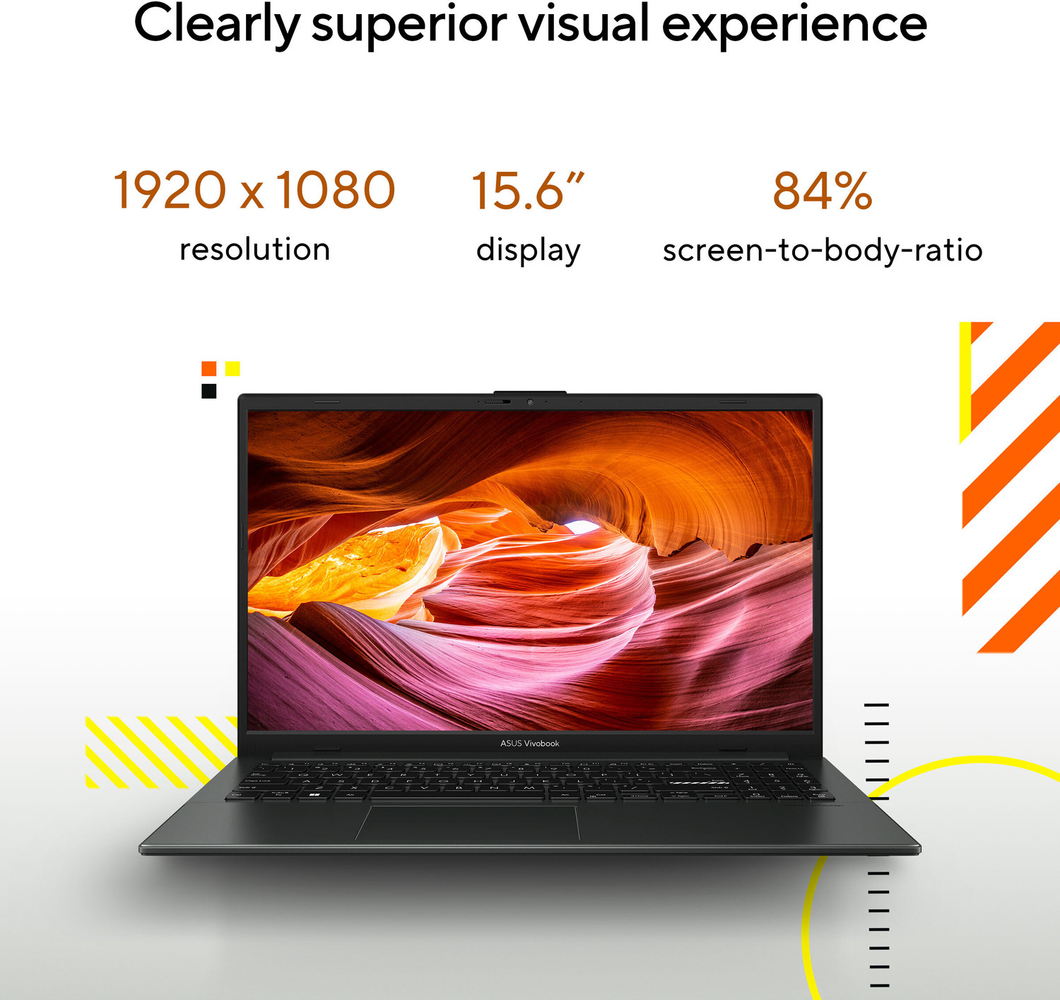 Image of ASUS Vivobook Go 15 AMD Ryzen 3 Quad Core 7320U - (8 GB /512 GB SSD /Windows 11 Home) E1504FA-NJ322WS Thin and Light Laptop