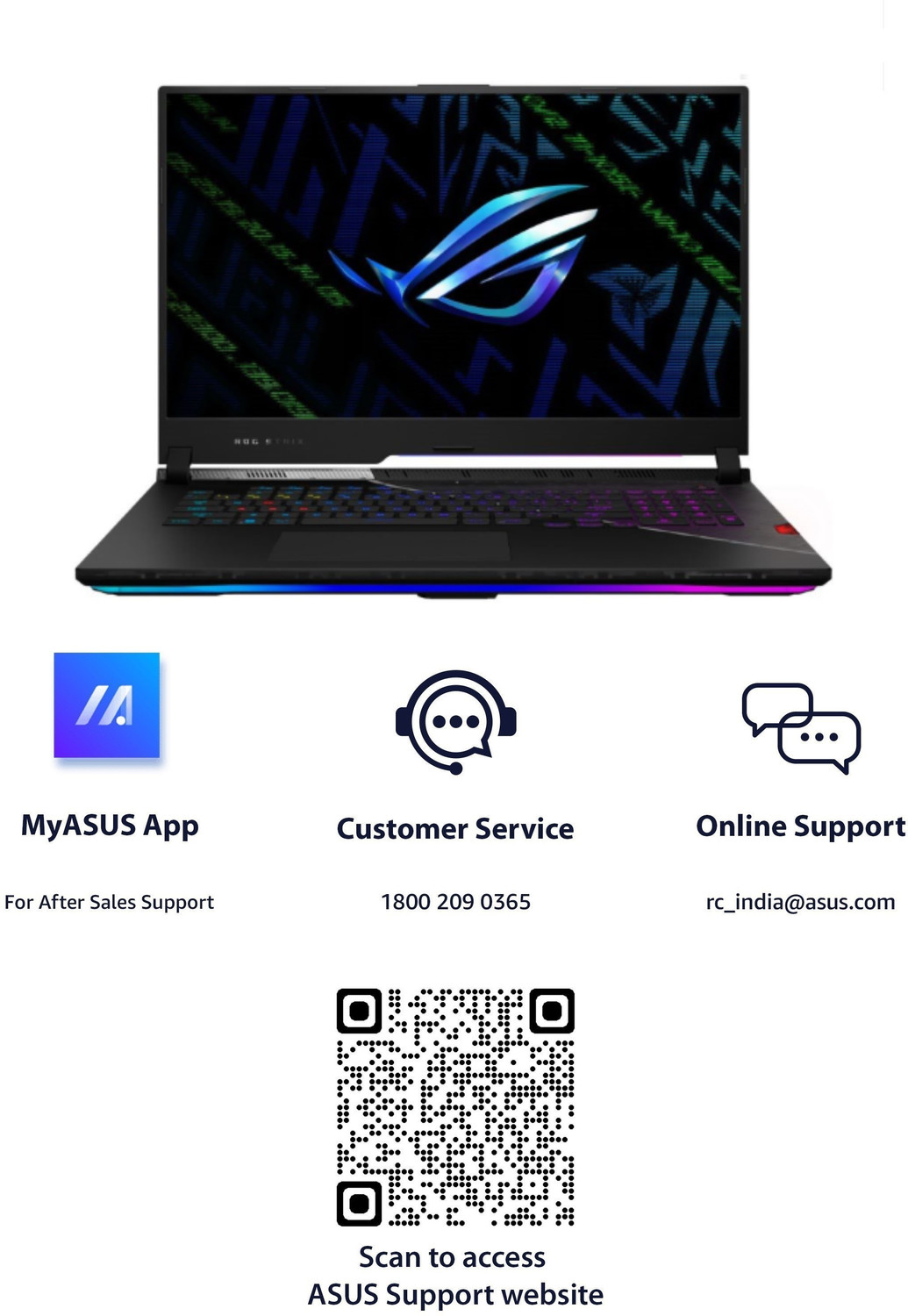 Image of ASUS ROG Strix Scar 17 SE with 90Whr Battery Intel Core i9 12th Gen 12950HX - (32 GB /2 TB SSD /Windows 11 Home /16 GB Graphics /NVIDIA GeForce RTX 3080 Ti /240 Hz) G733CX-LL013WS Gaming Laptop