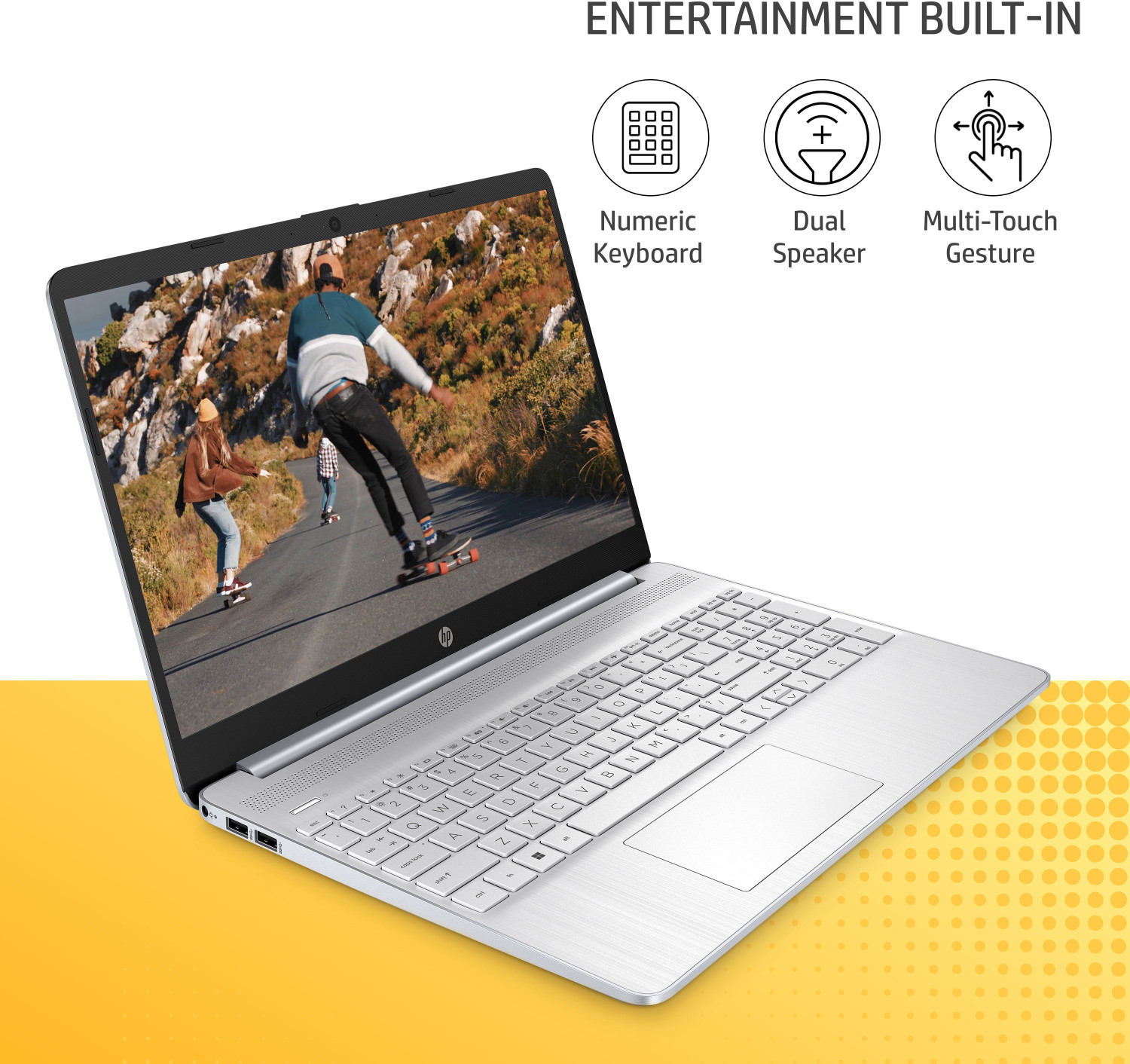 Image of HP Intel Intel Core i5 11th Gen 1155G7 - (8 GB /512 GB SSD /Windows 11 Home) 15s- fr4000TU Thin and Light Laptop
