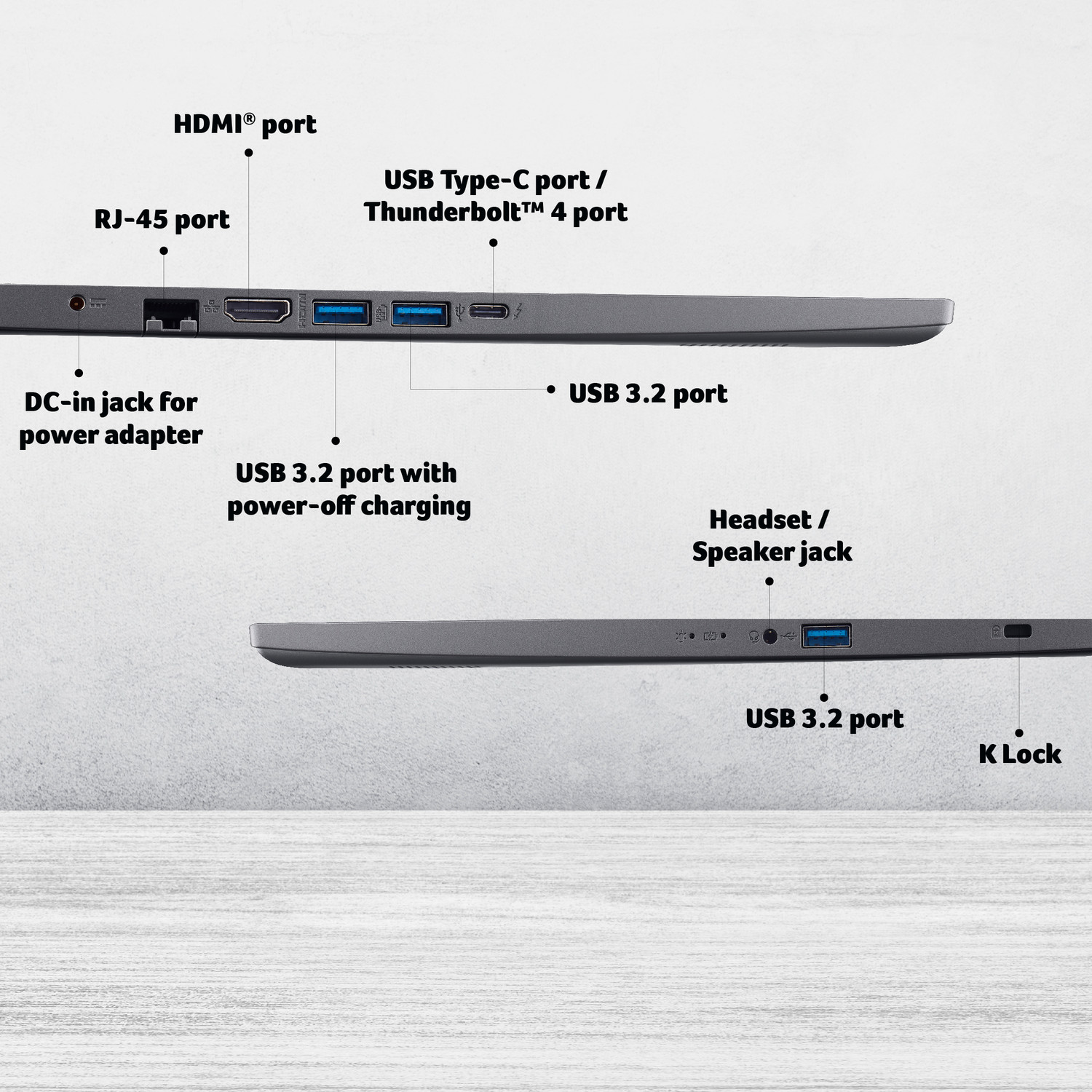 Image of Acer Aspire 5 Intel Core i5 12th Gen 1235U - (8 GB /512 GB SSD /Windows 11 Home) A515-57 Thin and Light Laptop