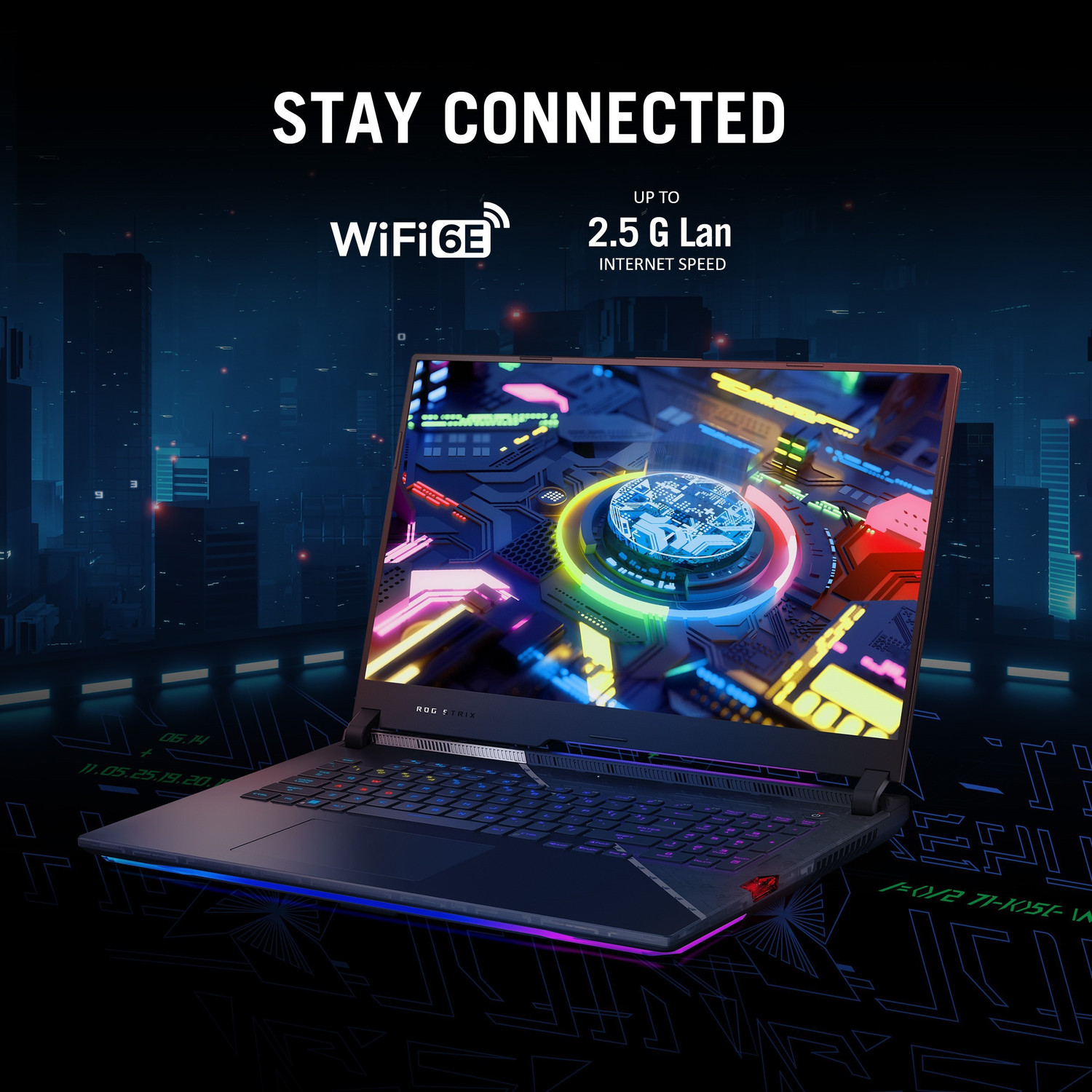 Image of ASUS ROG Strix Scar 17 SE with 90Whr Battery Intel Core i9 12th Gen 12950HX - (32 GB /2 TB SSD /Windows 11 Home /16 GB Graphics /NVIDIA GeForce RTX 3080 Ti /240 Hz) G733CX-LL013WS Gaming Laptop