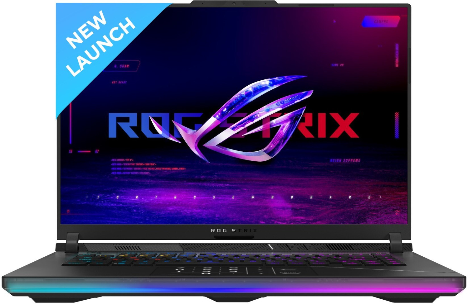 Image of ASUS ROG Strix SCAR 16 with 90WHr Battery Intel HX-Series Intel Core i9 13th Gen 13980HX - (32 GB /1 TB SSD /Windows 11 Home /16 GB Graphics /NVIDIA GeForce RTX 4090 /240 HZ /175 TGP) G634JY-NM054WS Gaming Laptop