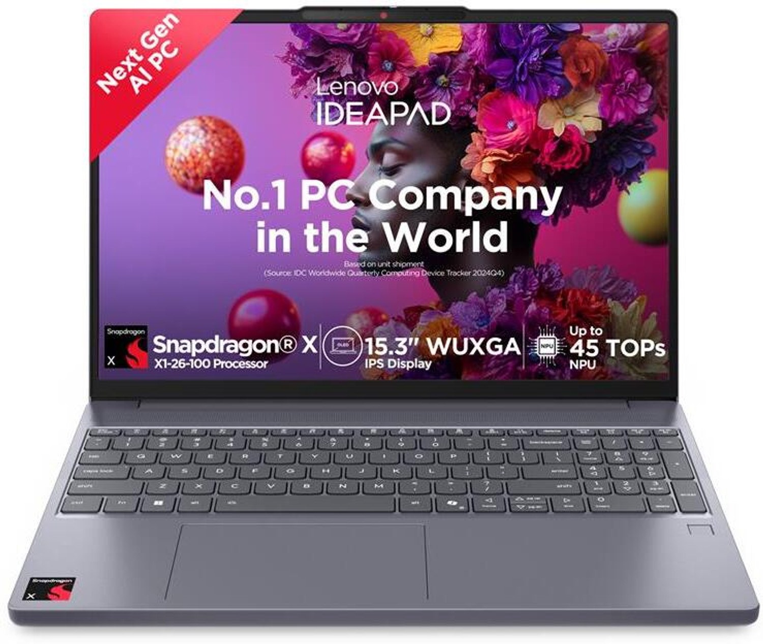 Lenovo IdeaPad Slim 3 Snapdragon – 16GB RAM, 512GB SSD – ₹69,856