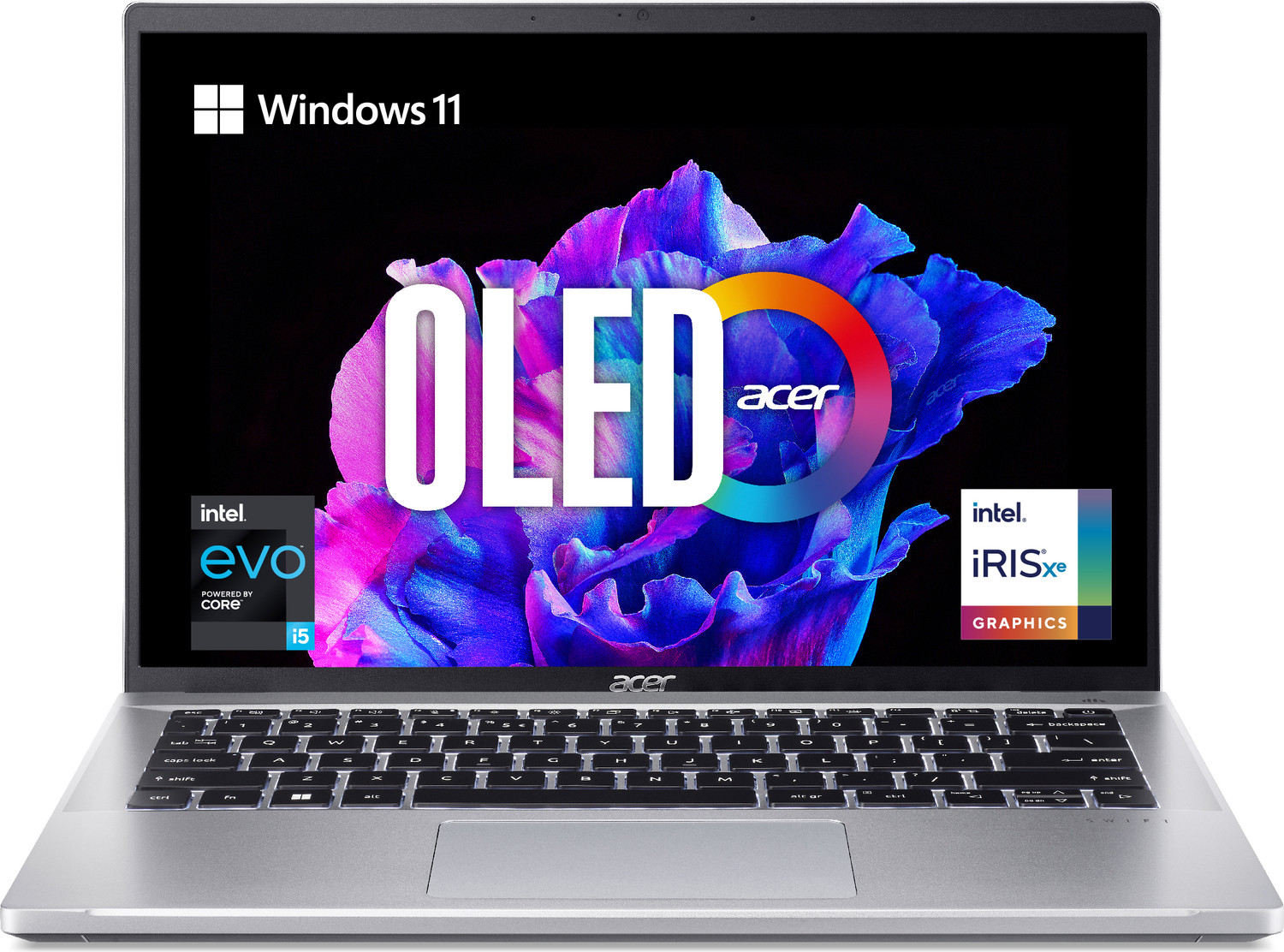 Image of Acer Aspire 14 with Backlit Keyboard Intel Core i5 13th Gen 13500H - (16 GB /512 GB SSD /Windows 11 Home) SFG14-71-58UB Thin and Light Laptop