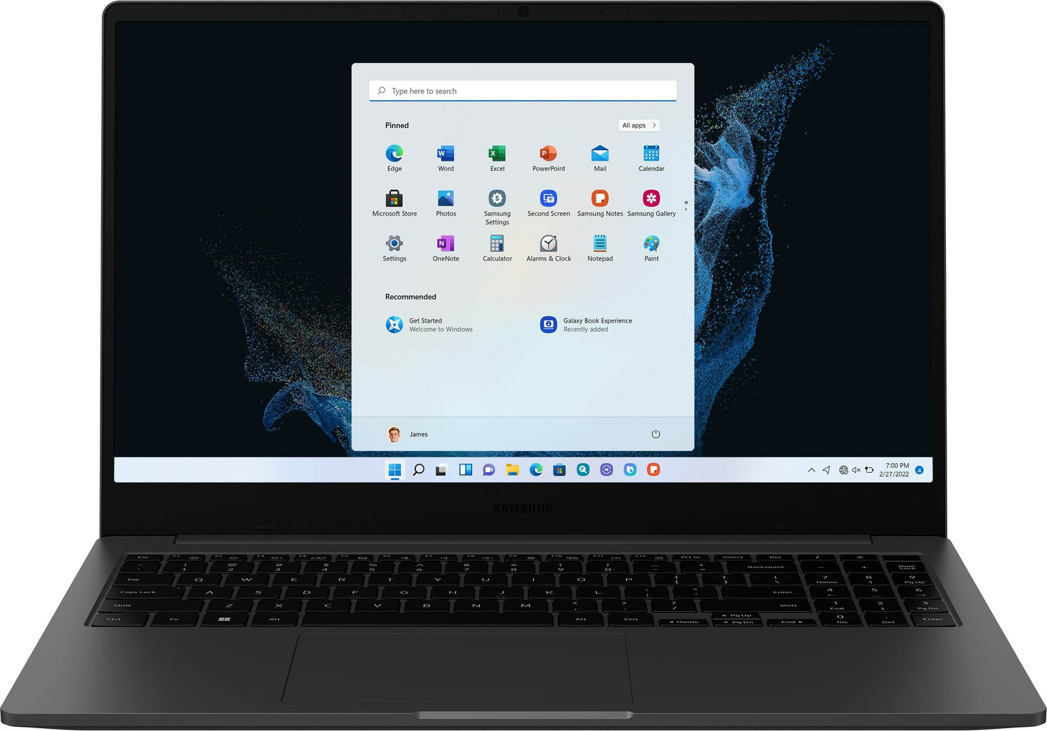 Image of Samsung Galaxy Book 2 Intel Core i5 12th Gen 1235U - (8 GB /512 GB SSD /Windows 11 Home) NP550 Thin and Light Laptop