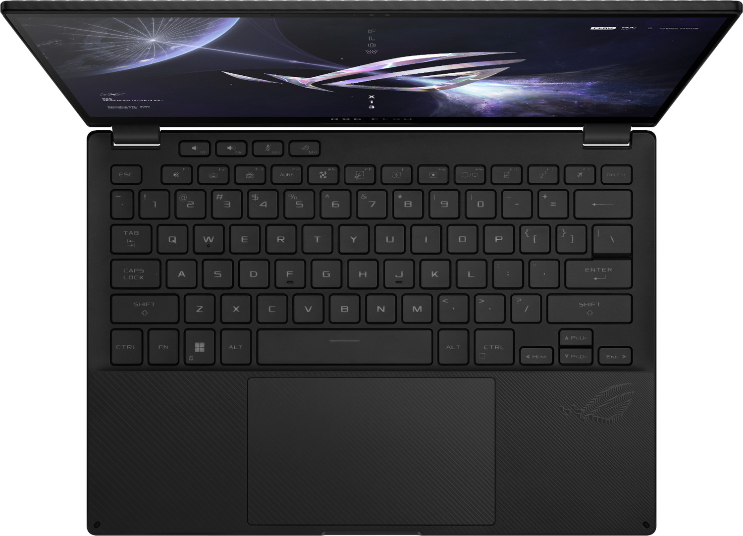 Image of ASUS ROG Flow X13 with 75WHr Battery AMD Ryzen 9 Octa Core 7940HS - (16 GB /1 TB SSD /Windows 11 Home /8 GB Graphics /NVIDIA GeForce RTX 4060 /165 Hz) GV302XV-MU016WS 2 in 1 Gaming Laptop (13.4 Inch, Off Black, 1.30 Kg, With MS Office)